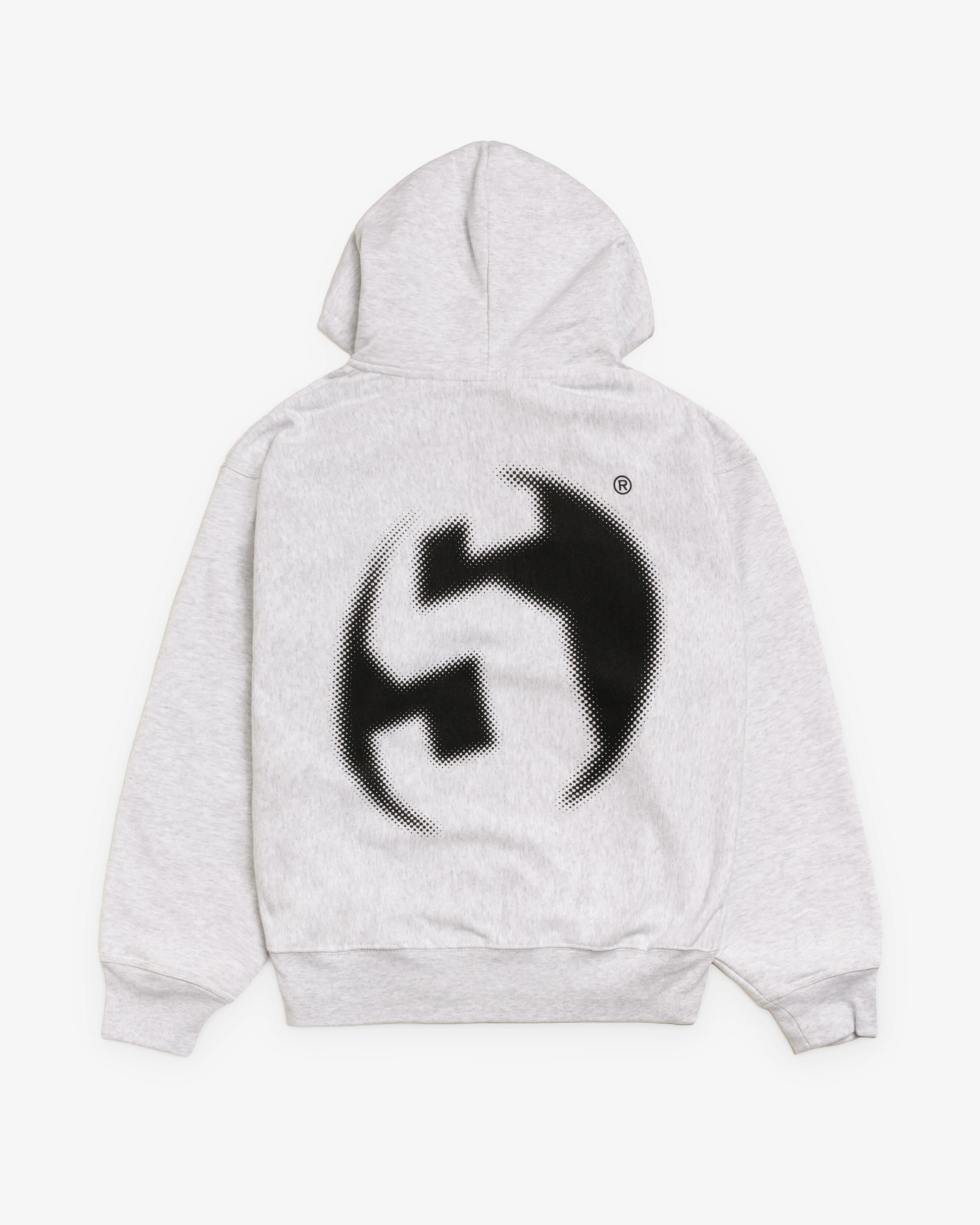 Stüssy - Men's Lens Zip Hoodie - (Ash Heather) - Image 2