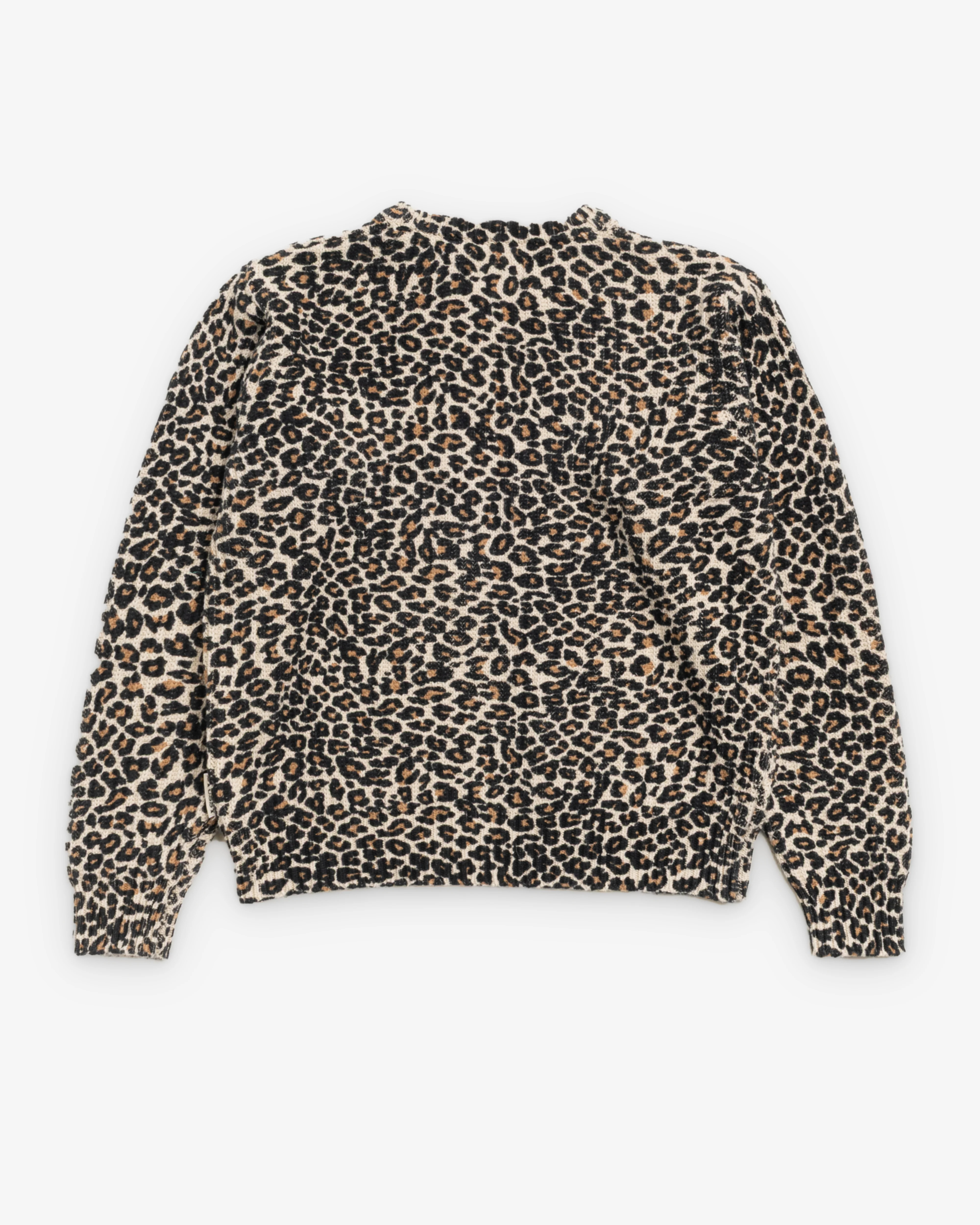 Stüssy - Men's Leopard Sweater - (Leopard) - Image 2