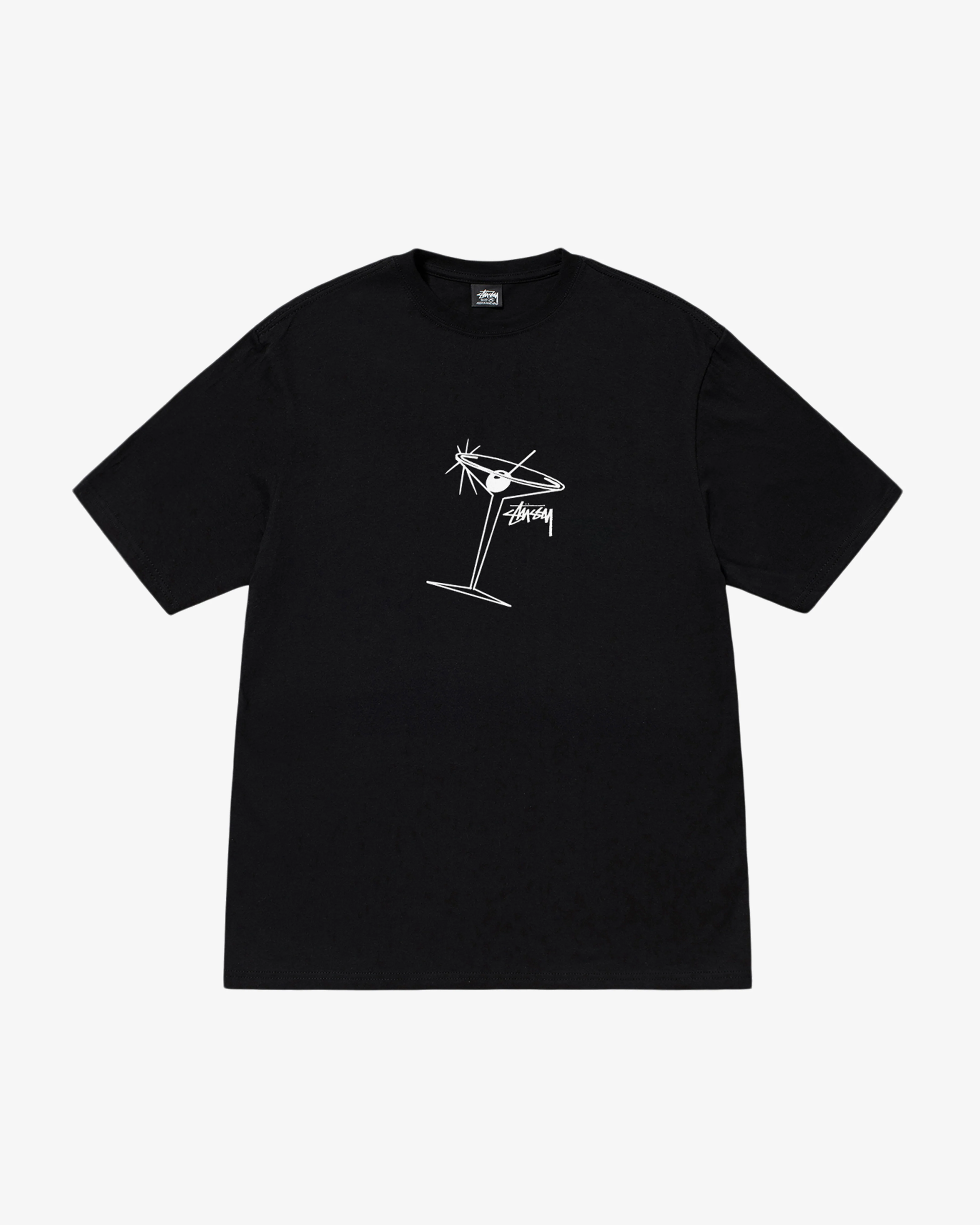 Stüssy - Men's Martini T-Shirt - (Black)