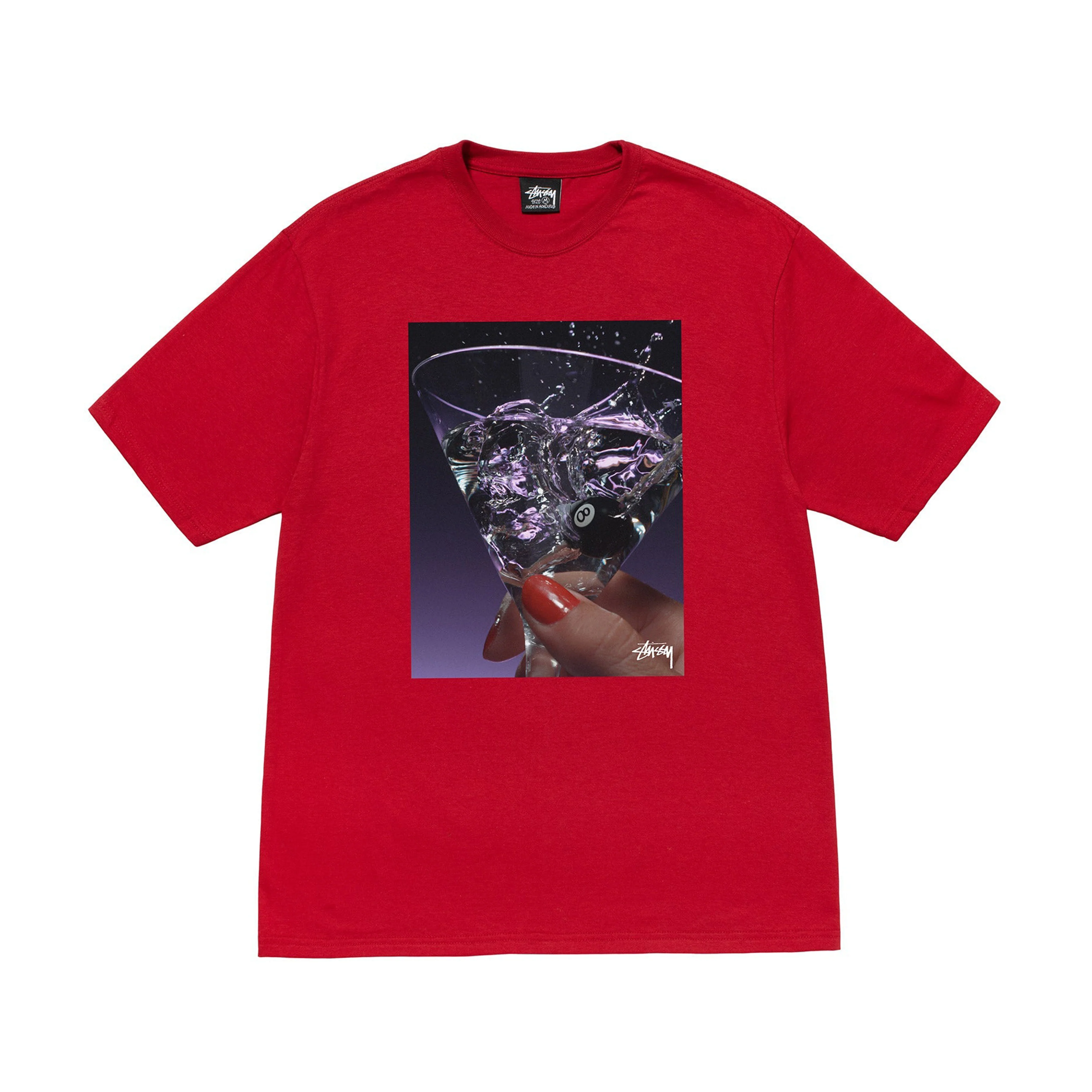 Stüssy - Martini Tee - (Dark Red)