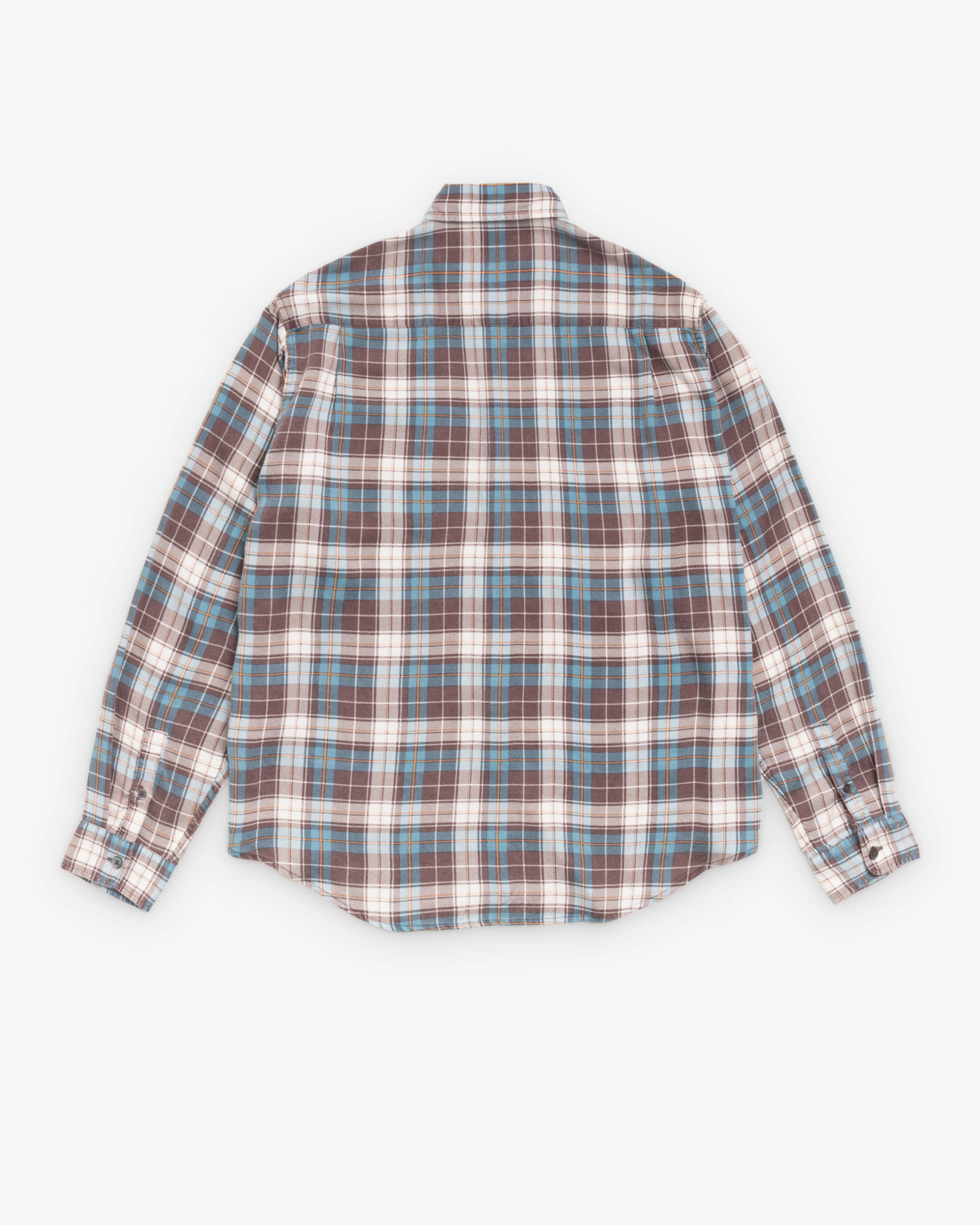 Stüssy - Men's Matthew Plaid Shirt - (Brown) - Image 2