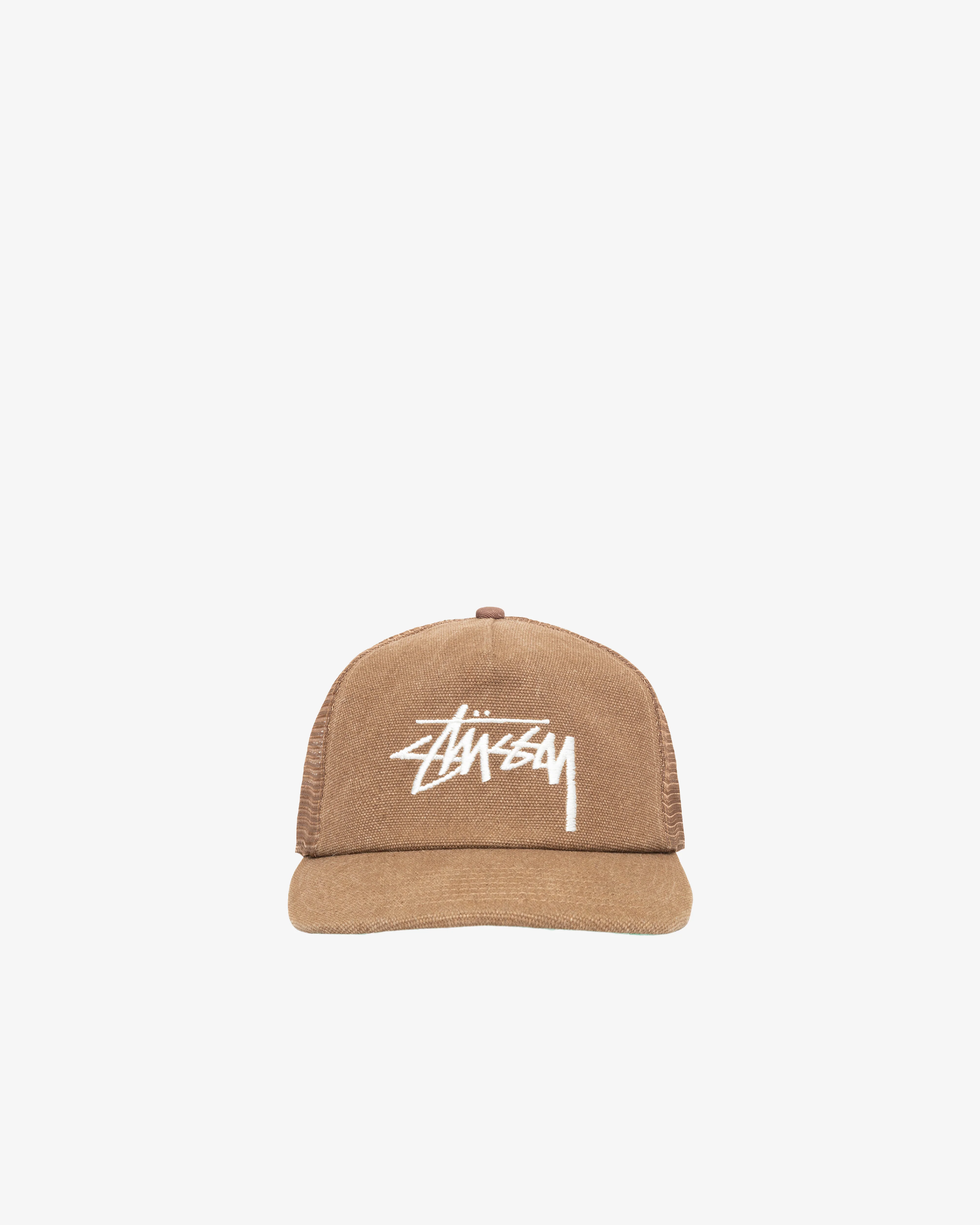 Stüssy - Men's Md Big Stock Mesh Cap - (Brown)