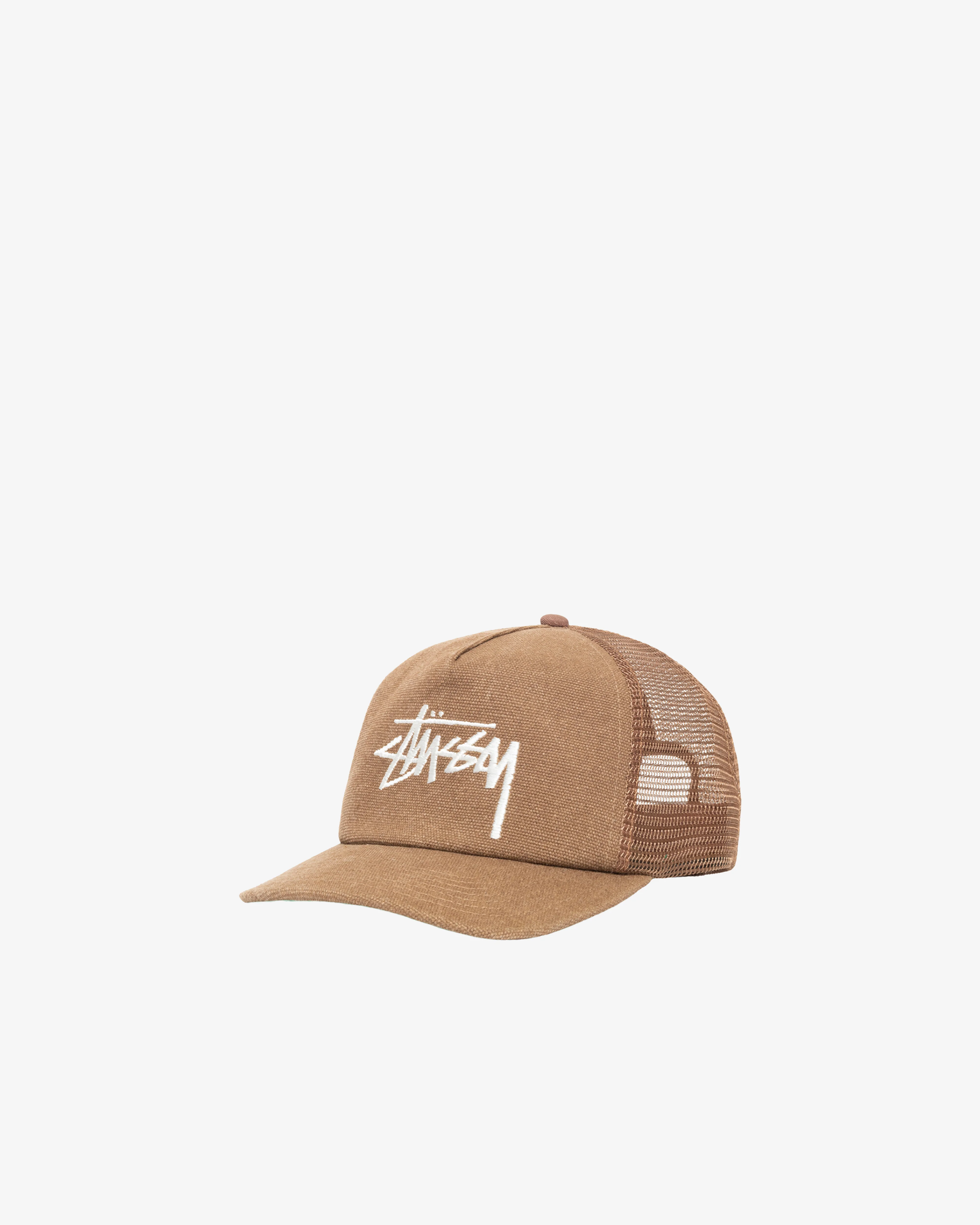 Stüssy - Men's Md Big Stock Mesh Cap - (Brown) - Image 2