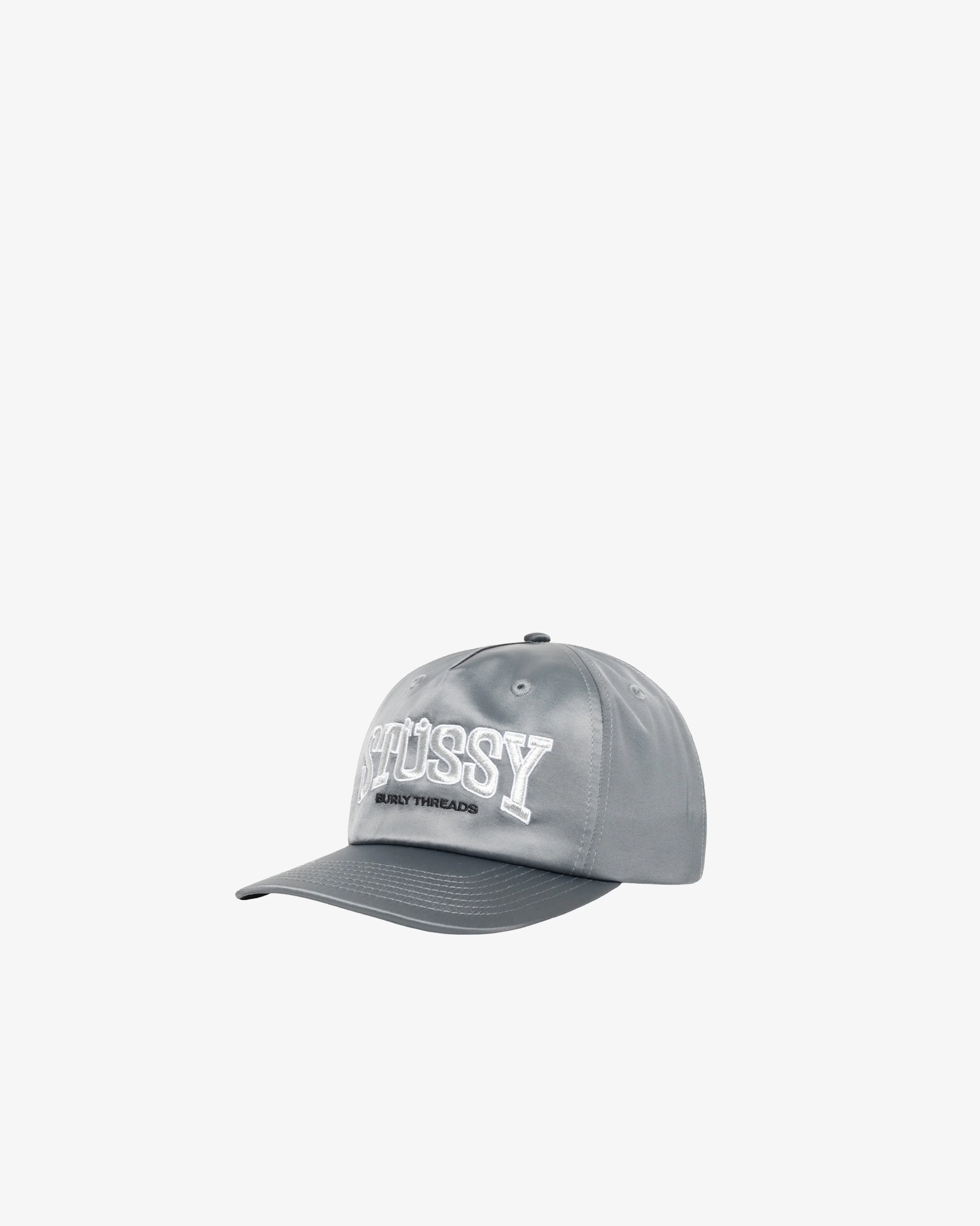 Stüssy - Men's Md Burly Threads Cap - (Grey) - Image 2