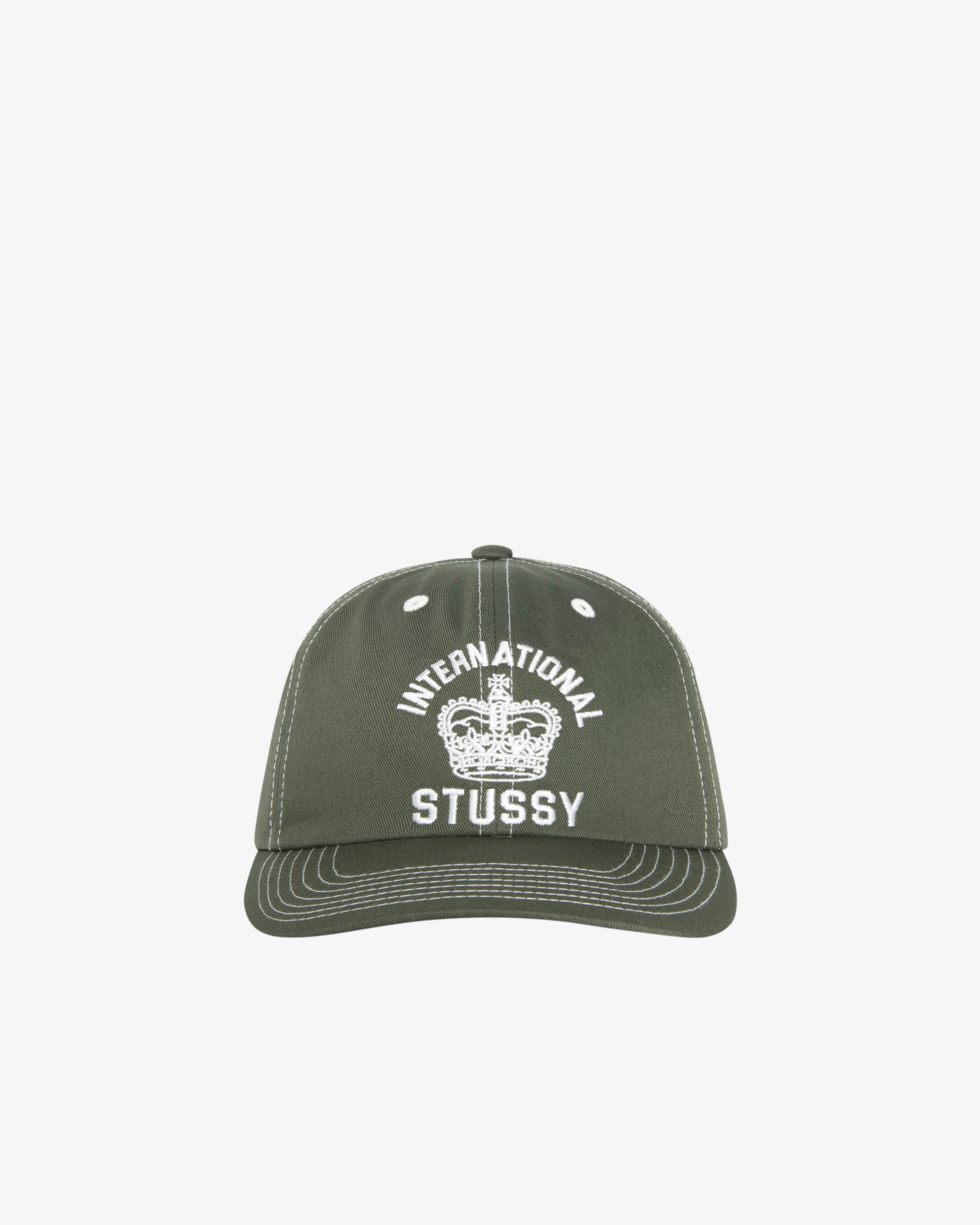 Stüssy - Mid Depth International Crown Strapback - (Dark Olive)