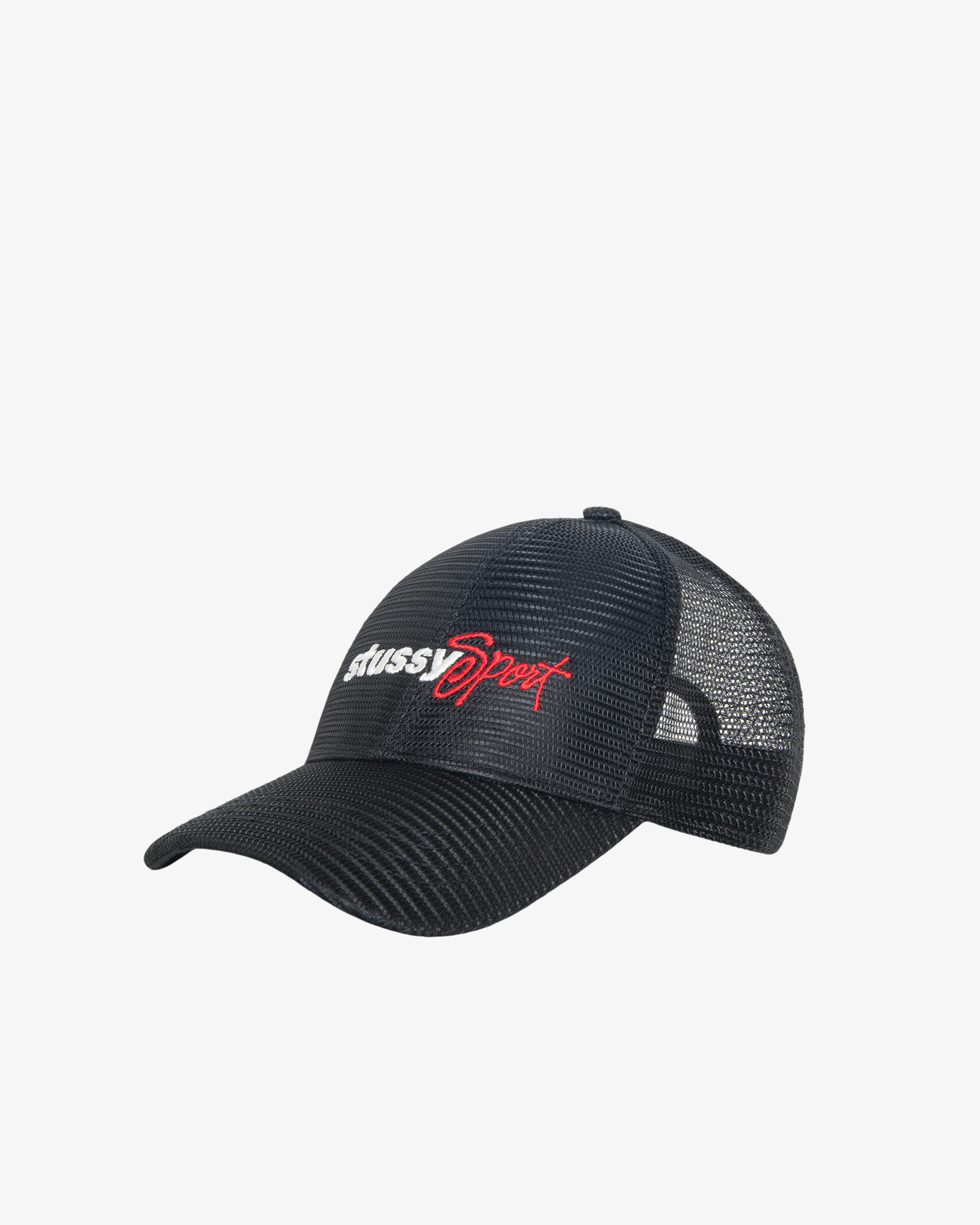 Stüssy - Men's Mid-depth Sport Mesh Snapback - (Black) - Image 2