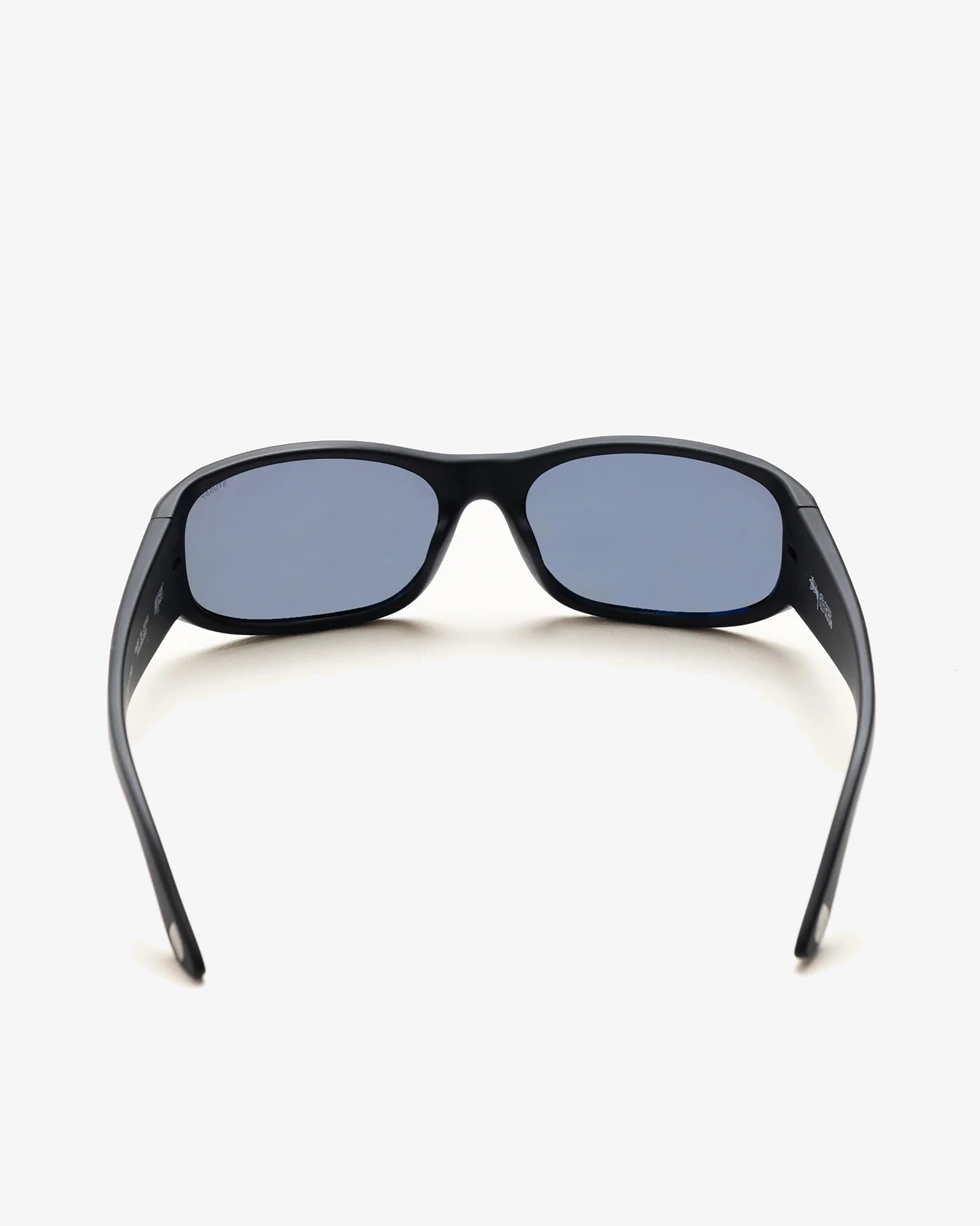 Stüssy - Mikey Sunglasses - (Rubber Black/Polarized Dark Blue Lens) - Image 3