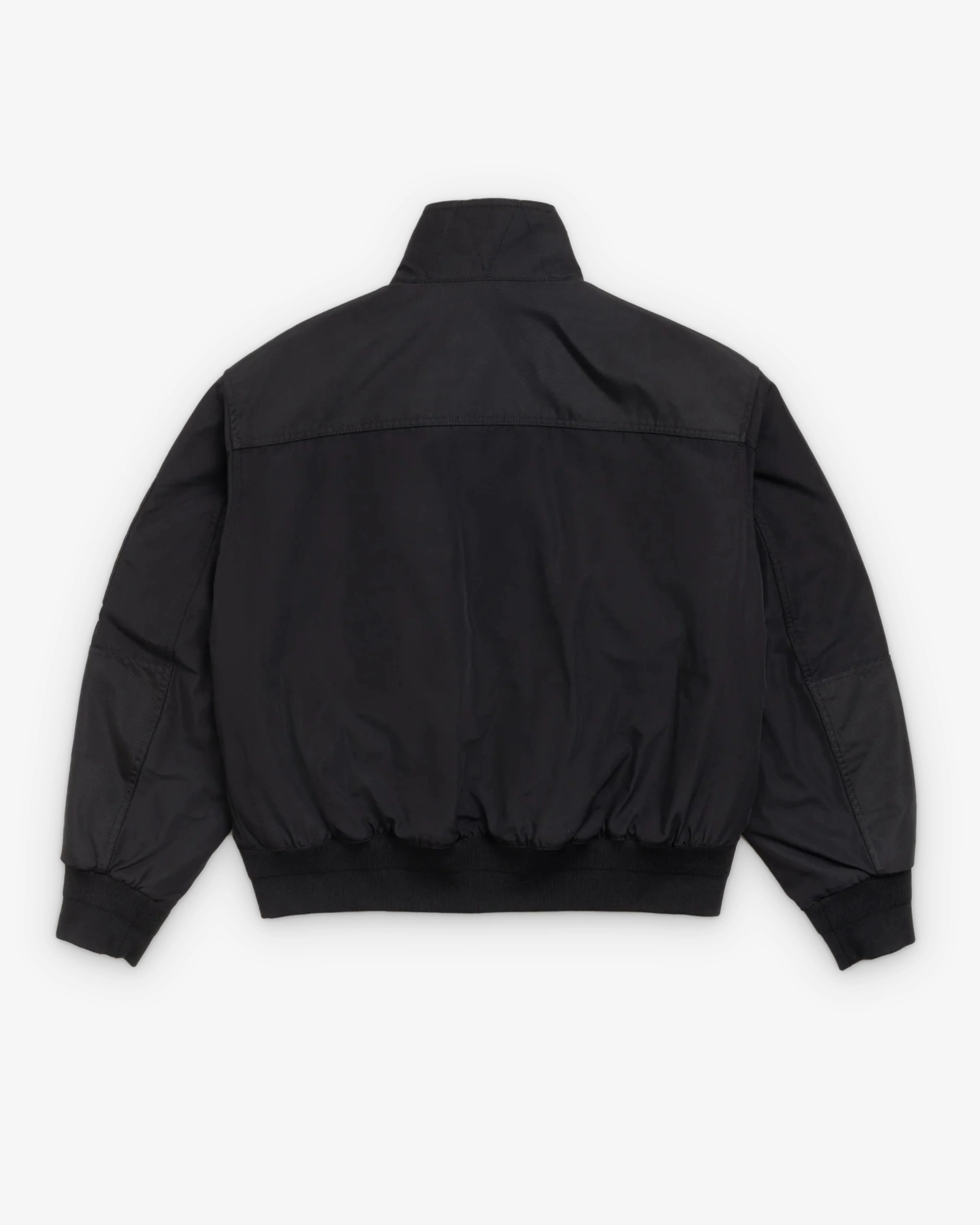 Stüssy - Men's Mock Neck Flight Bomber - (Black) - Image 2