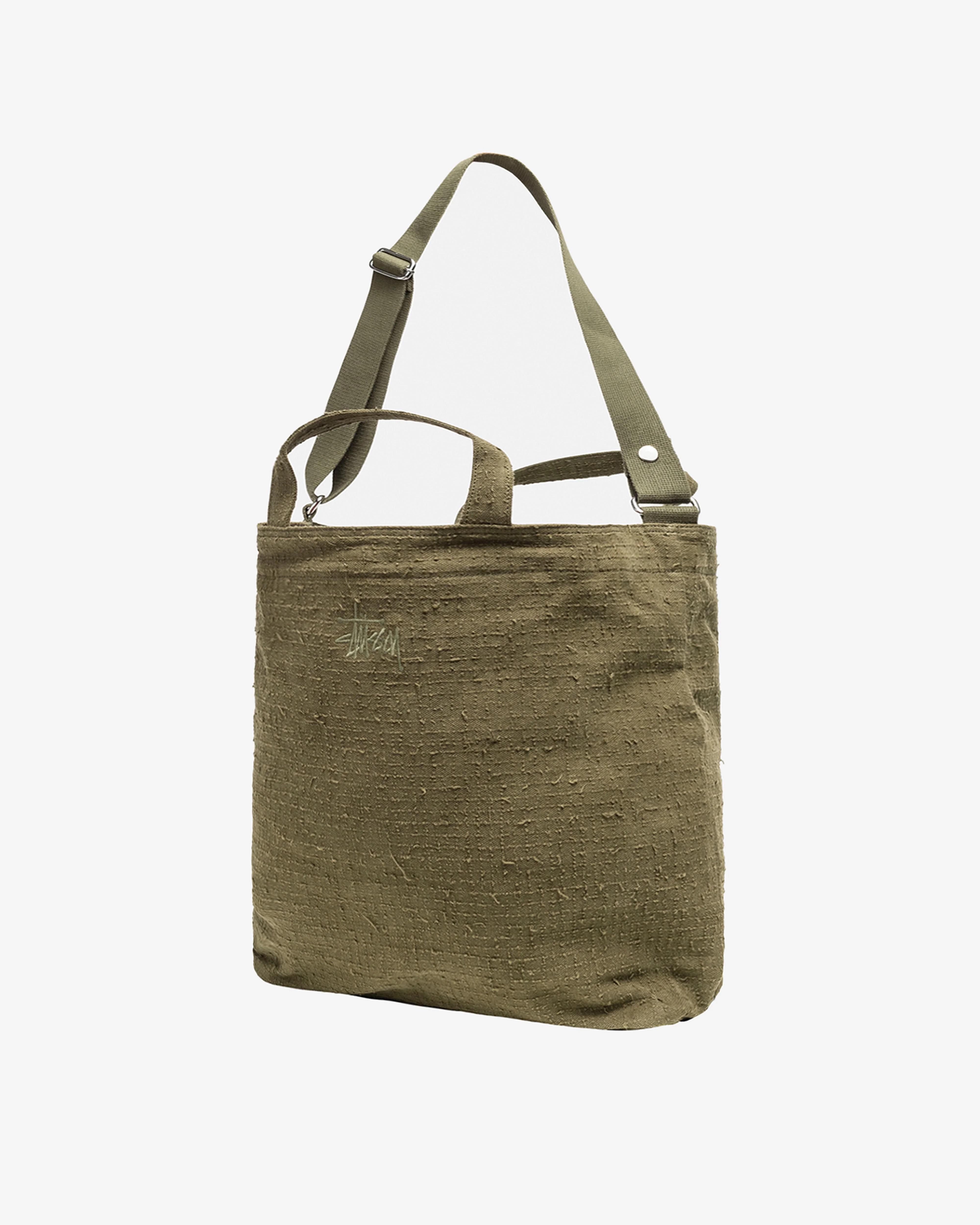 Stüssy -  Needle Punch Crossbody Bag - (Olive) - Image 3
