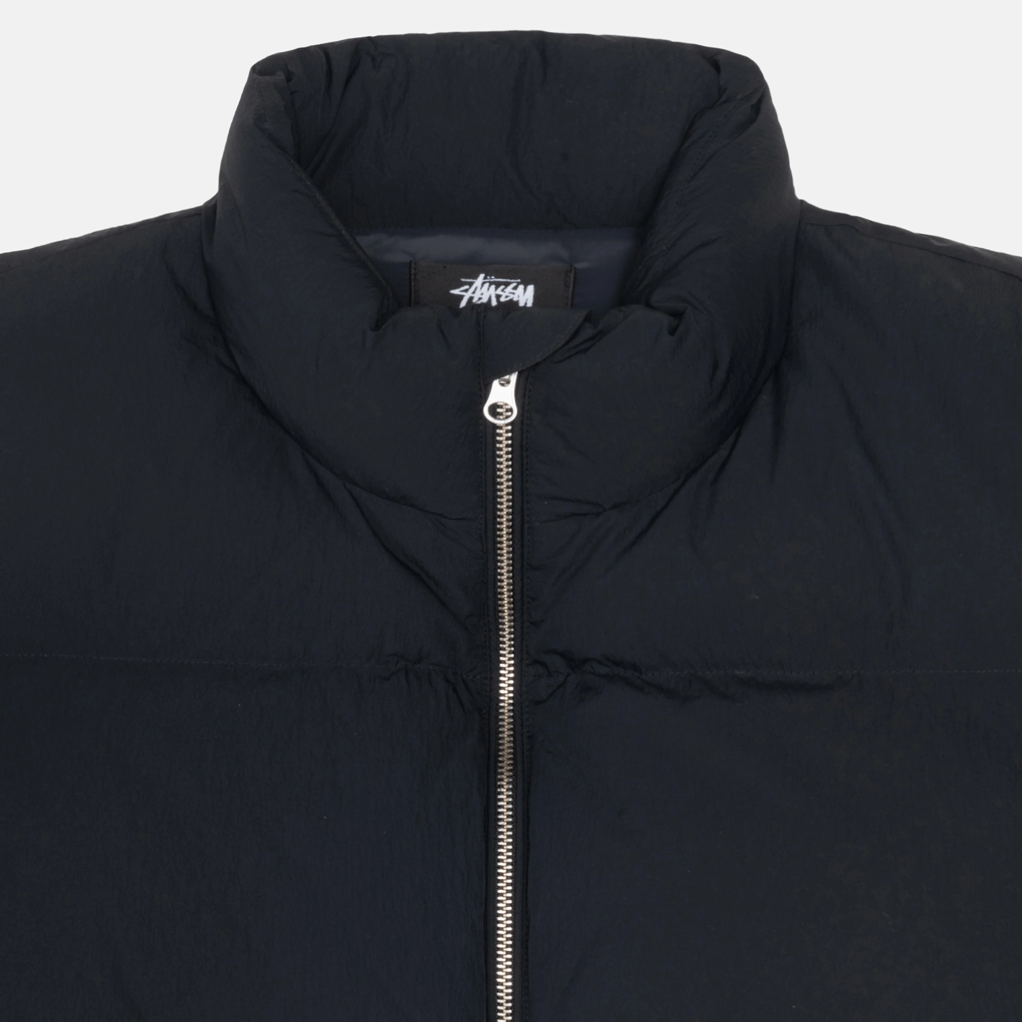 Stüssy - Men's Nylon Down Puffer - (Black) - Image 3