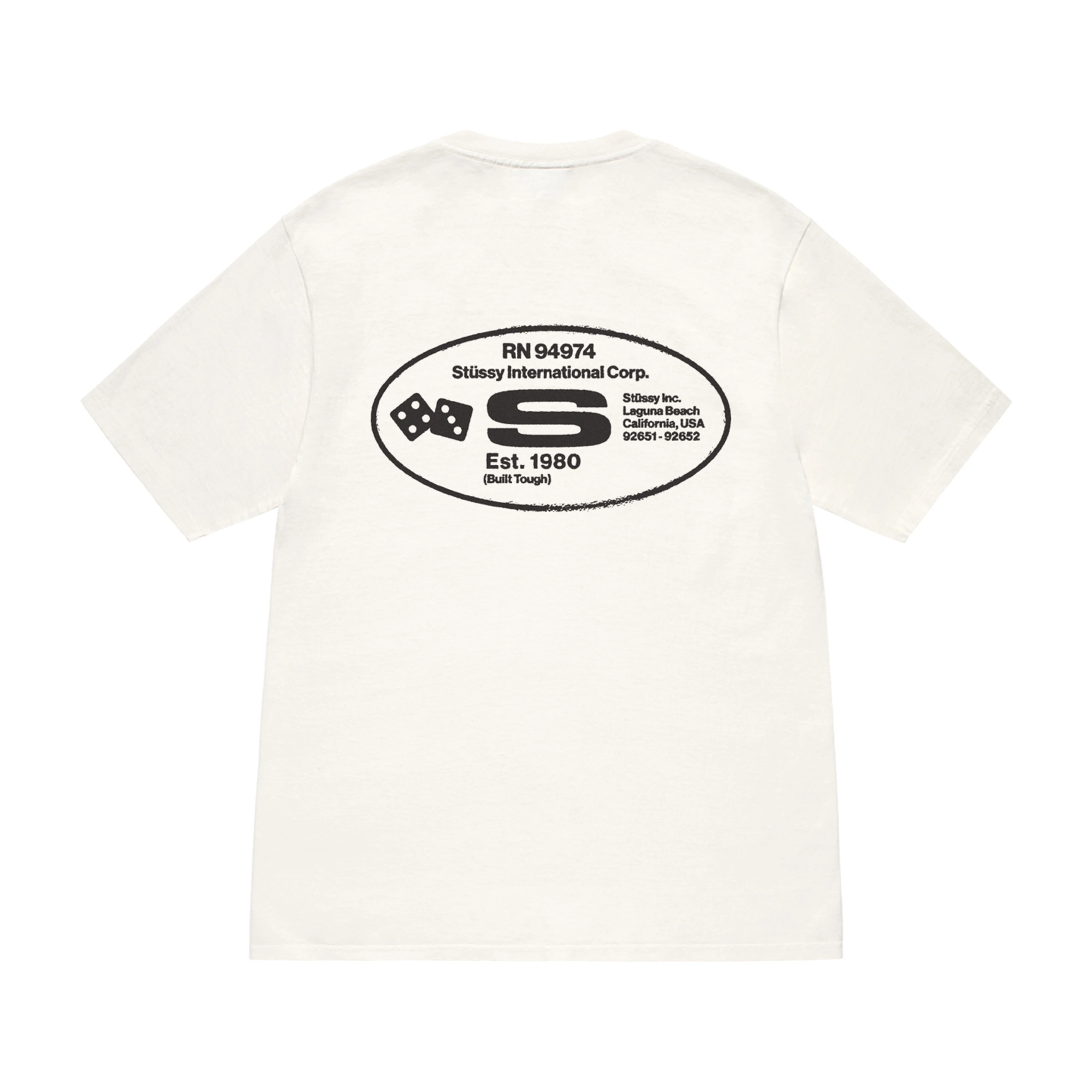 Stüssy - Oval Corp. Pig. Dyed Tee - (Natural)