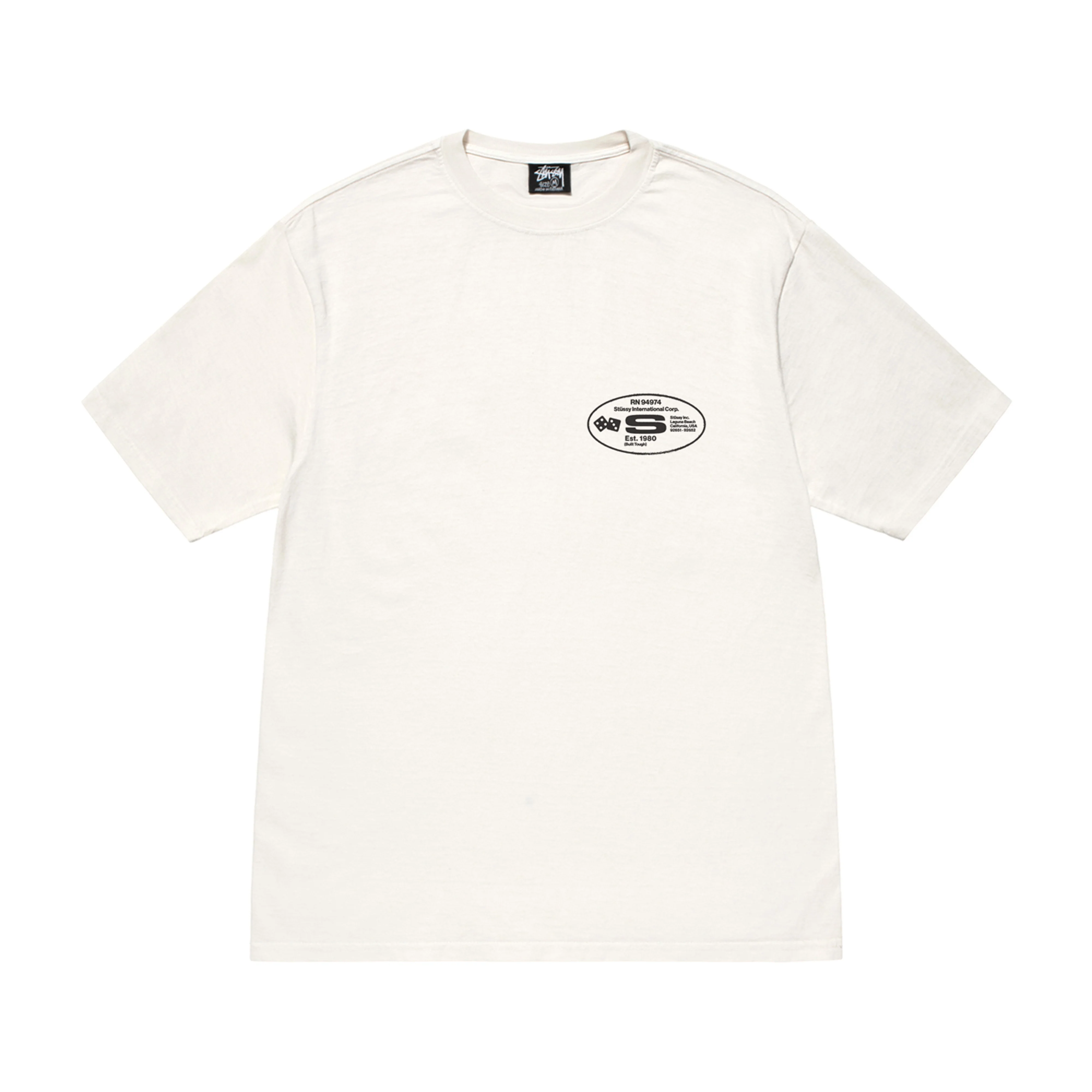 Stüssy - Oval Corp. Pig. Dyed Tee - (Natural) - Image 2