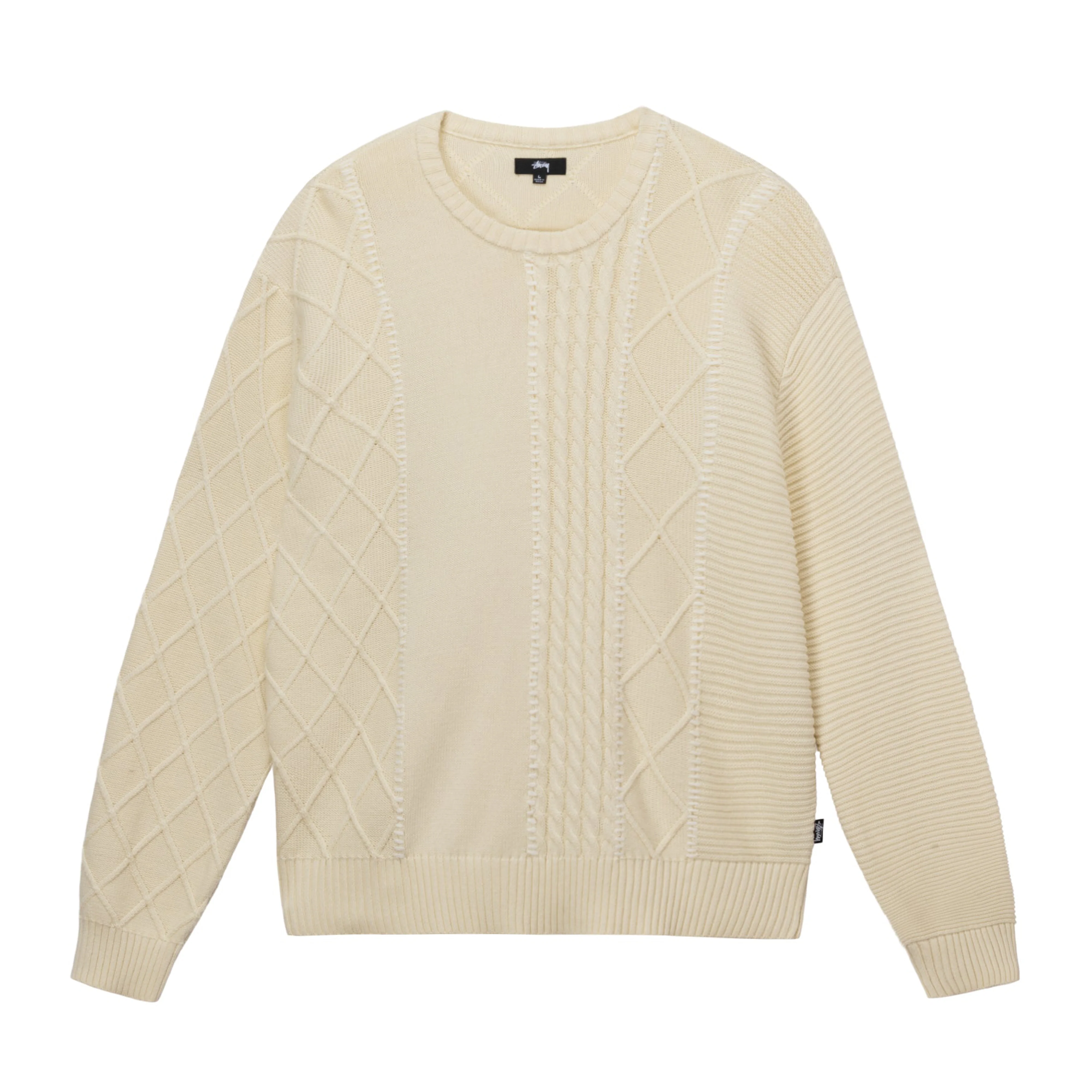Stüssy - Patchwork Sweater - (Natural)