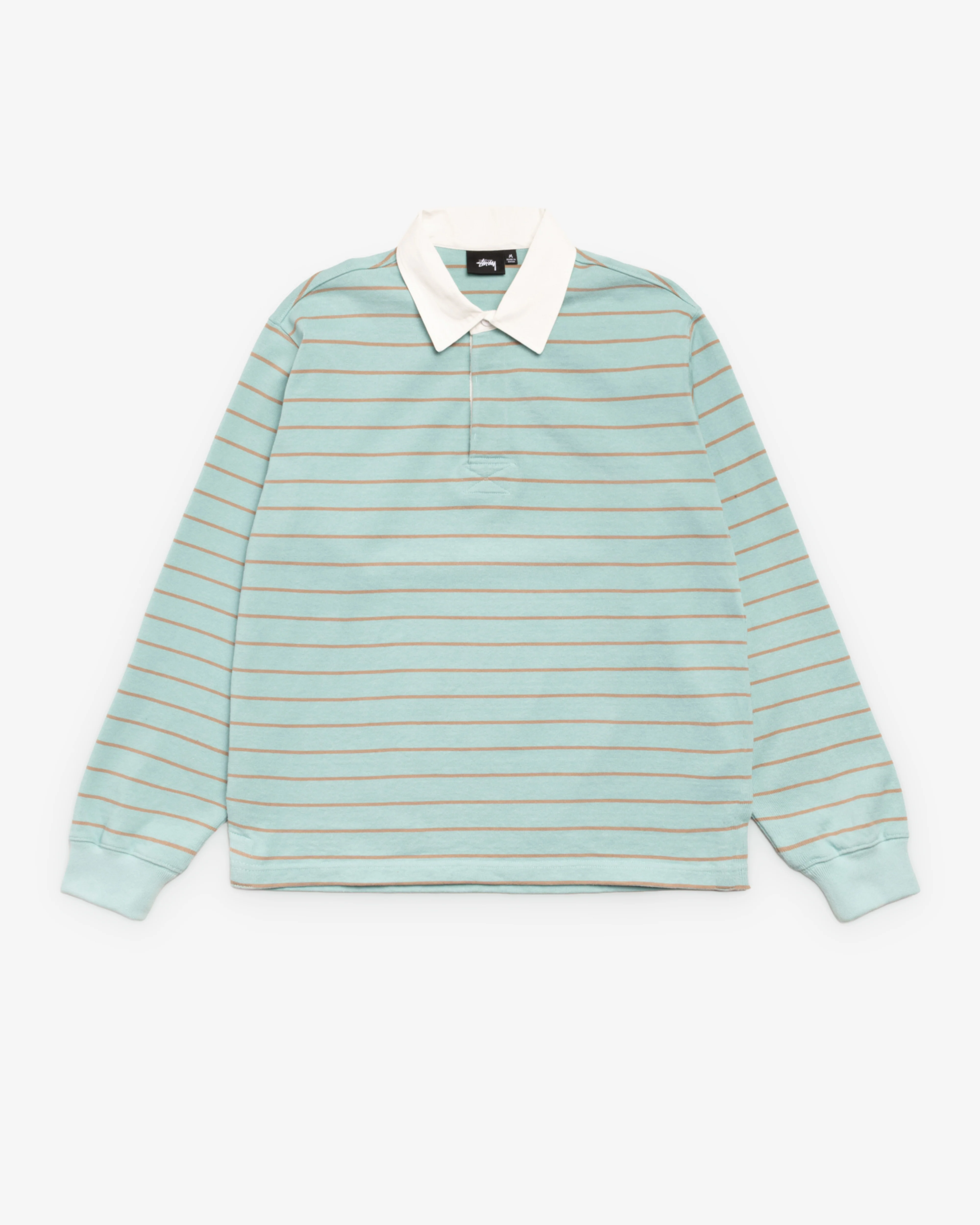 Stüssy - Men's Striped Rugby - (Blue)