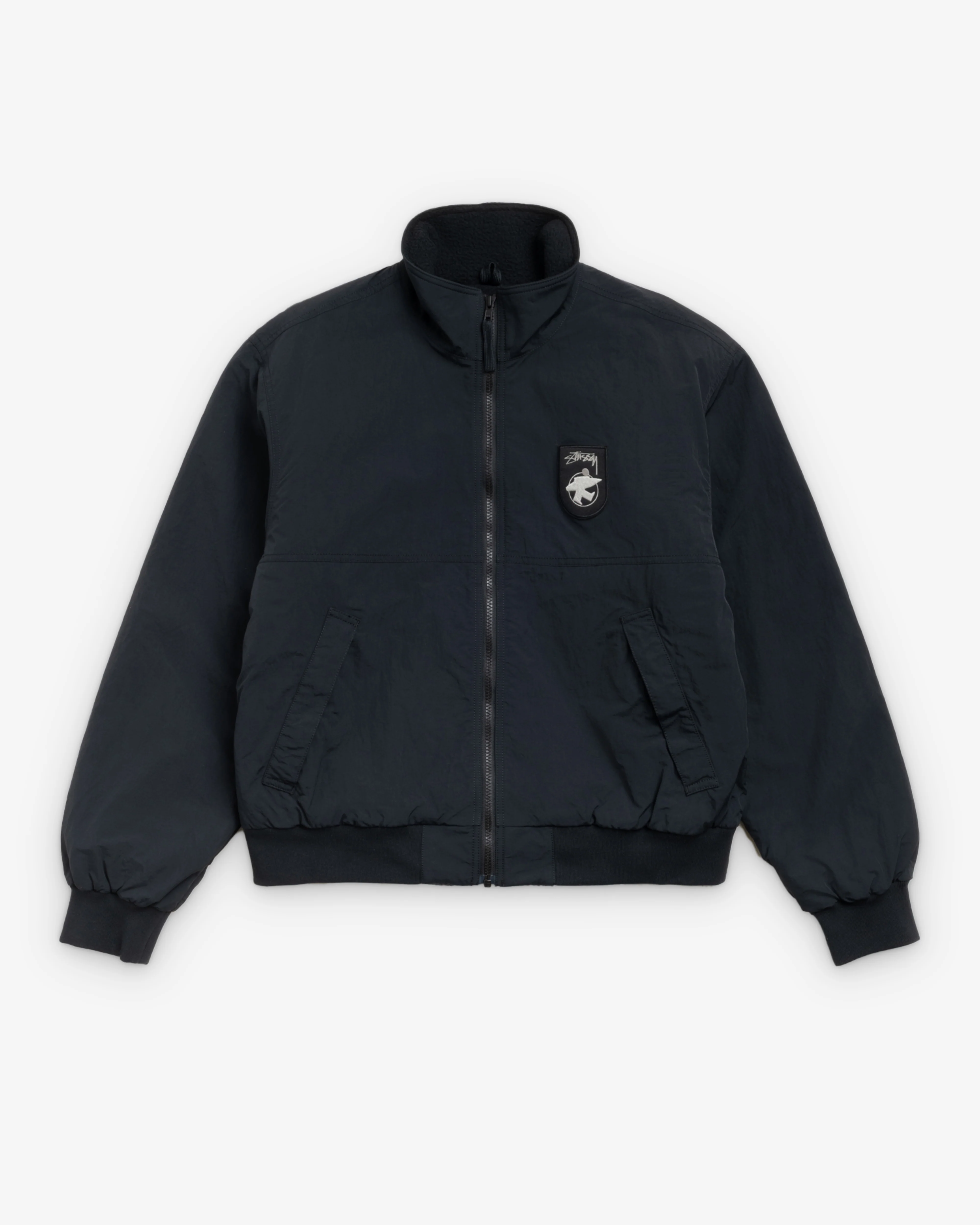 Stüssy - Men's Polar Fleece Lined Jacket - (Black)