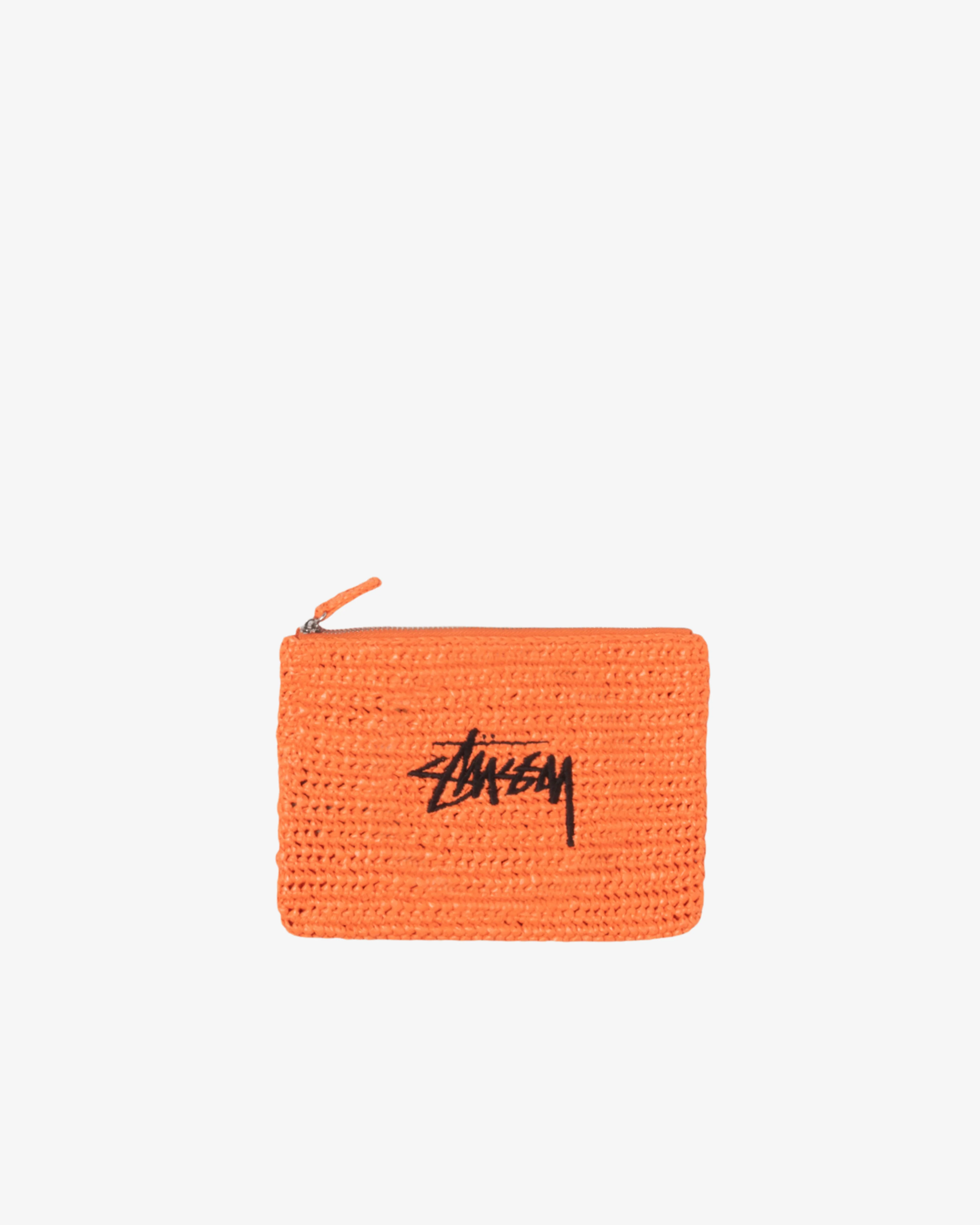Stüssy - Woven Zip Pouch - (Orange)