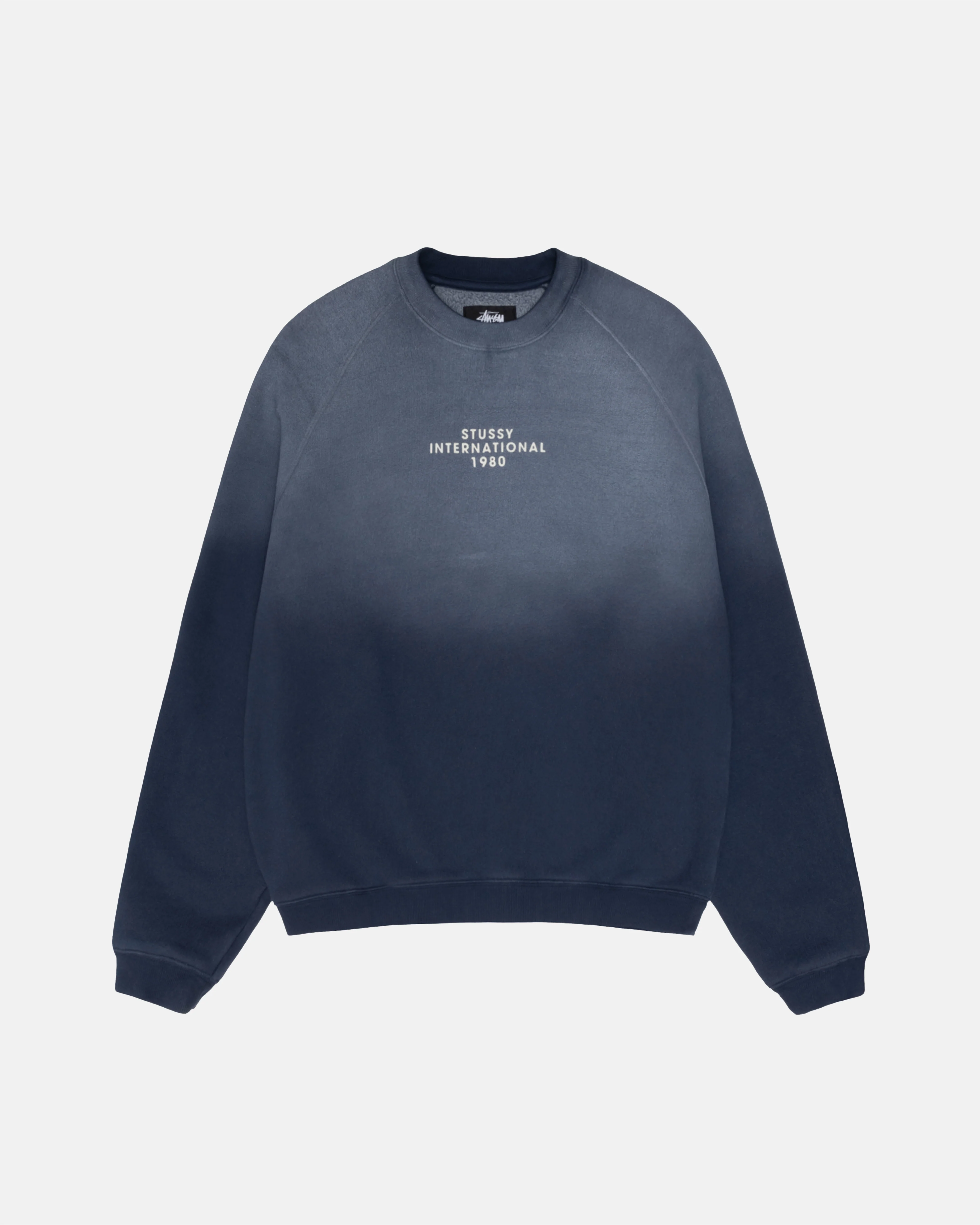 Stüssy - Men's Raglan Sleeve Crew - (Navy)