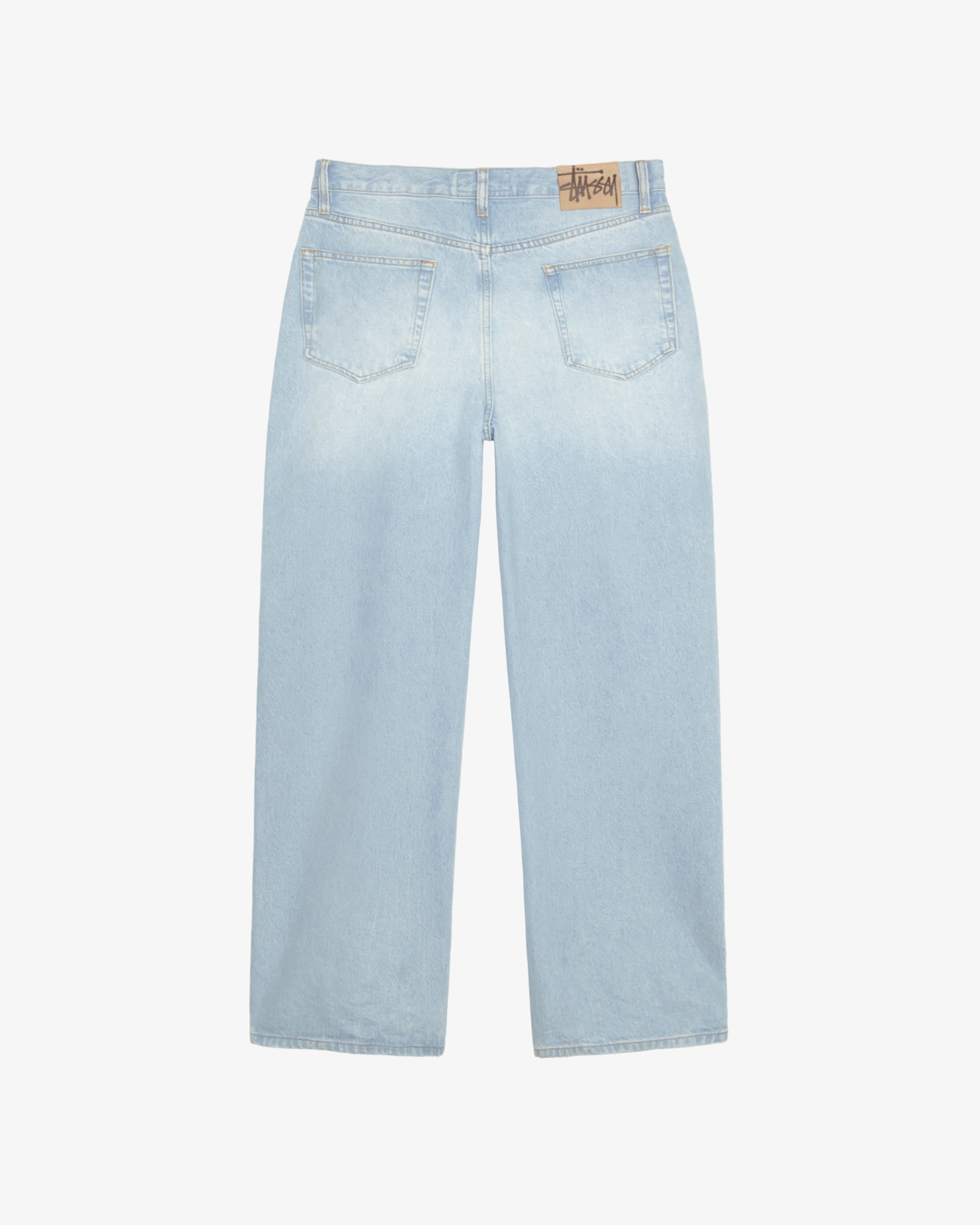 Stüssy - Men's Relaxed Jeans Denim - (Light Wash) - Image 2