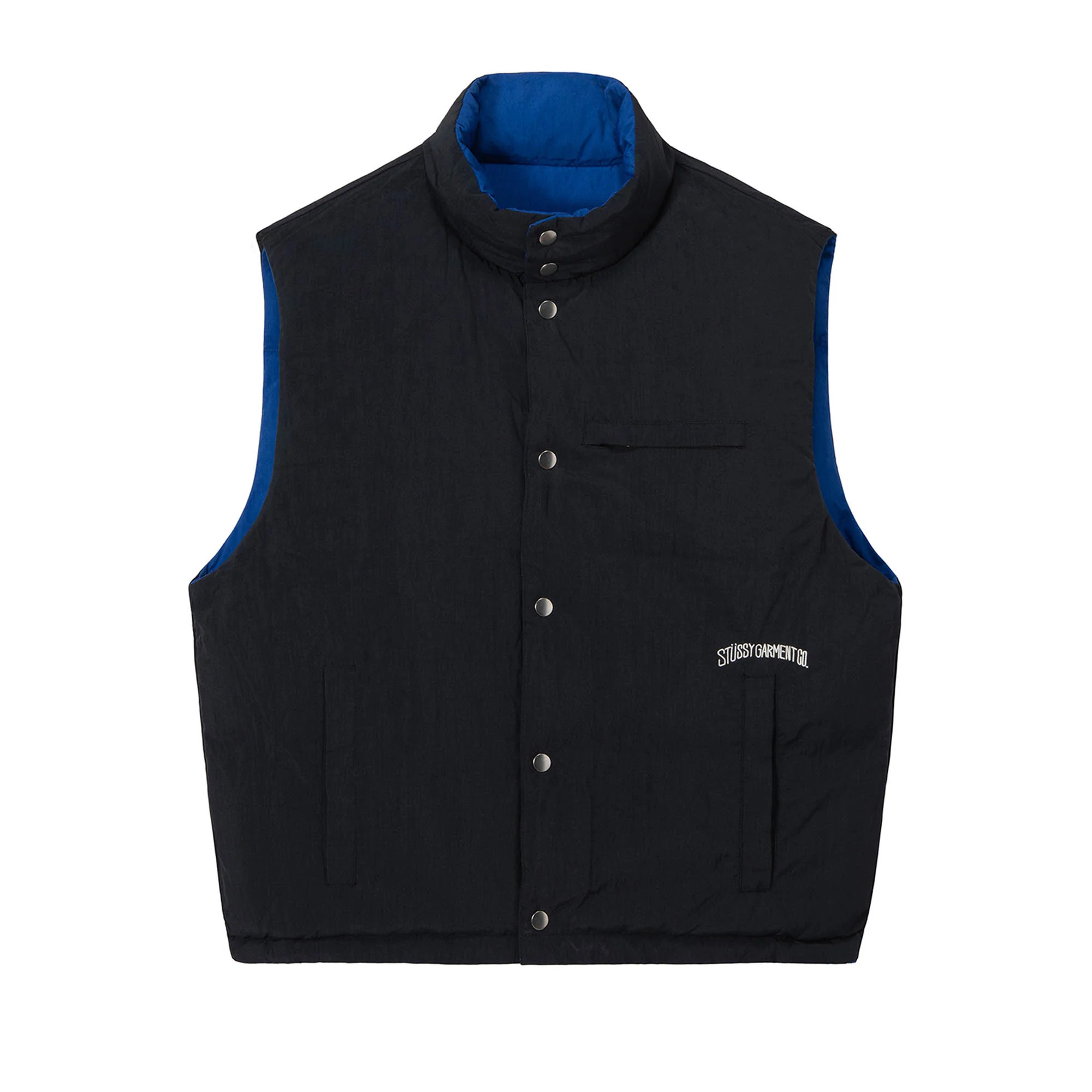 Stüssy - Rev. Down Workgear Vest - (Royal Blue/Black) - Image 3