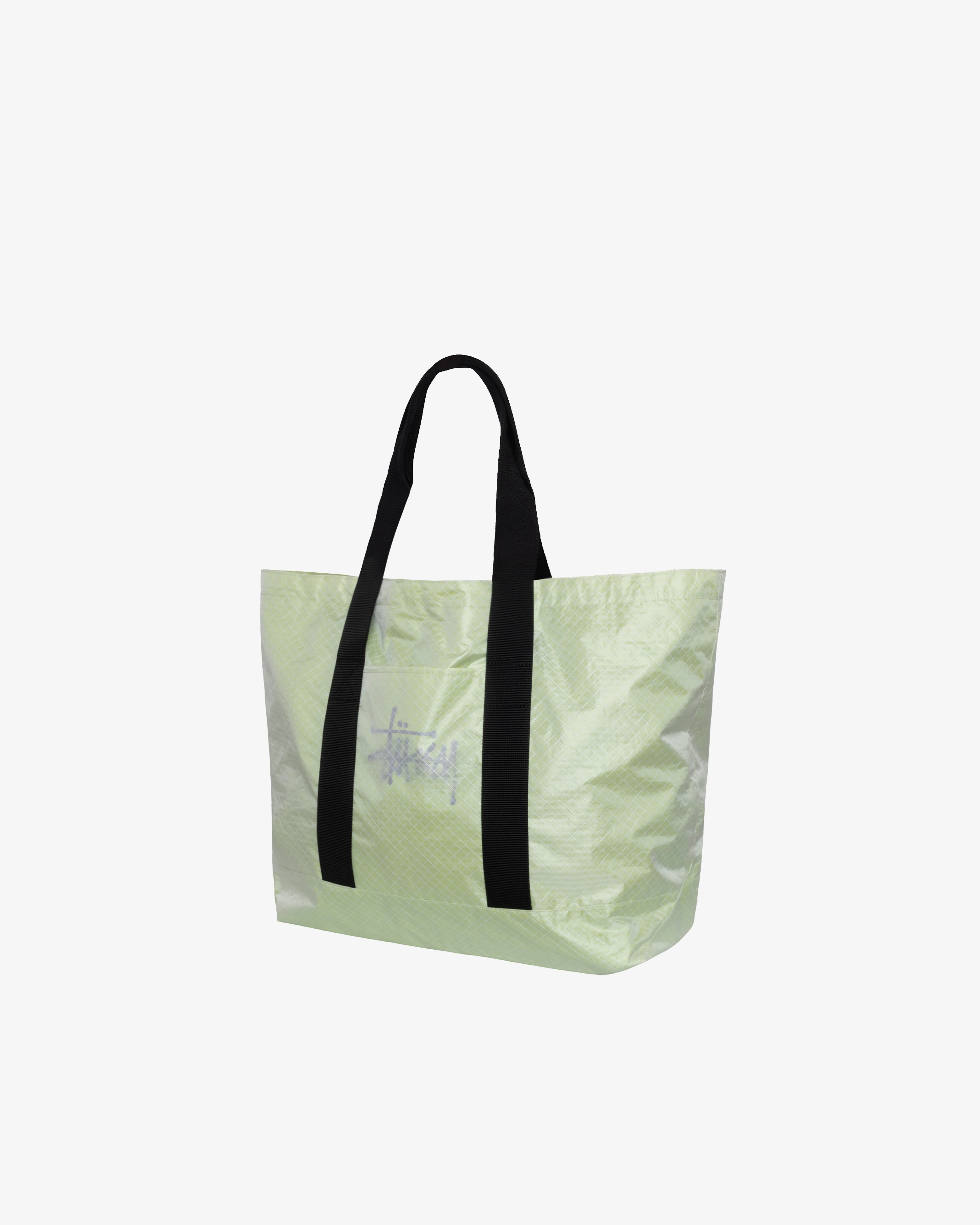 Stüssy - Men's Ripstop Overlay XL Tote Bag - (Lime) - Image 3