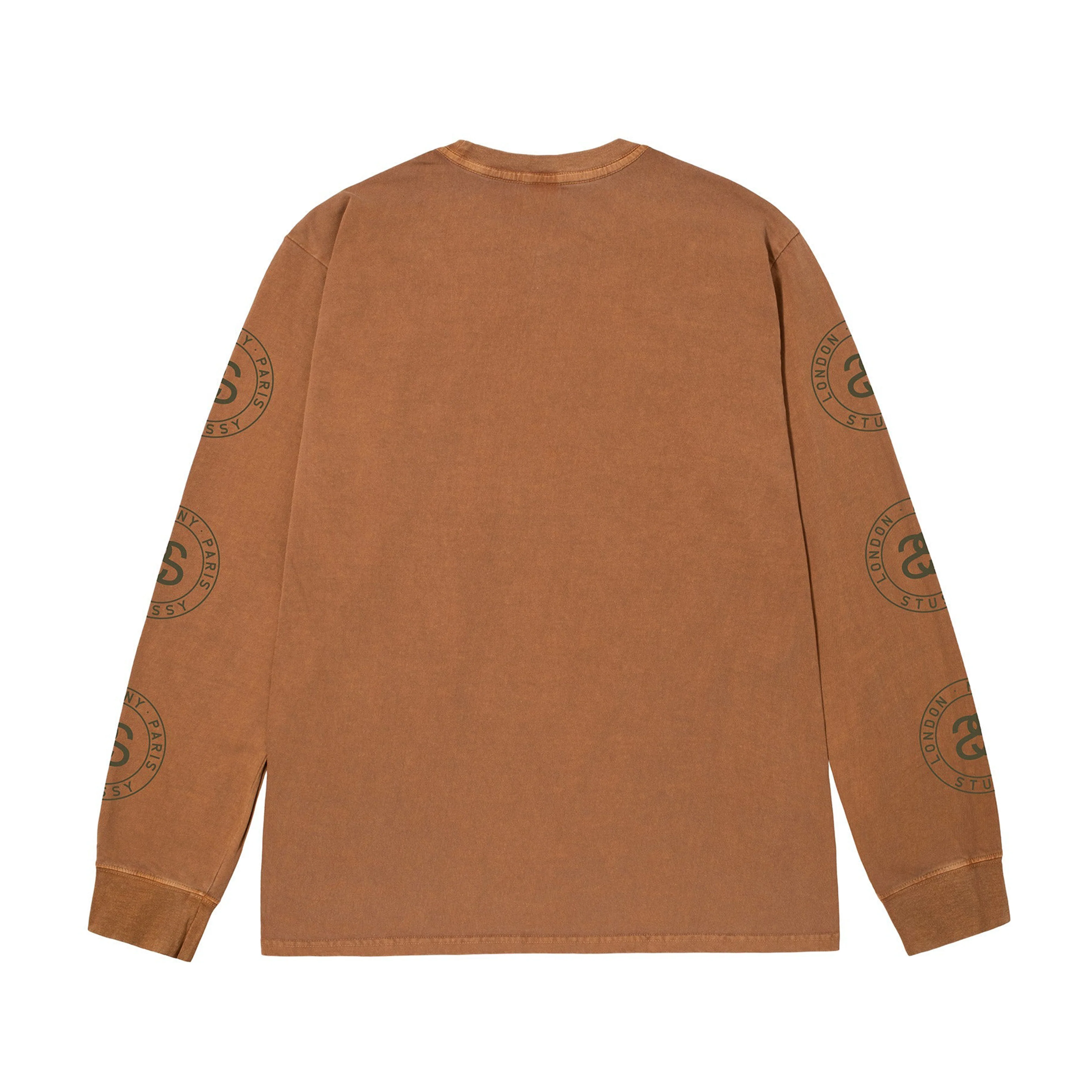 Stüssy - Seal Pig. Dyed L/S Tee - (Almond) - Image 2