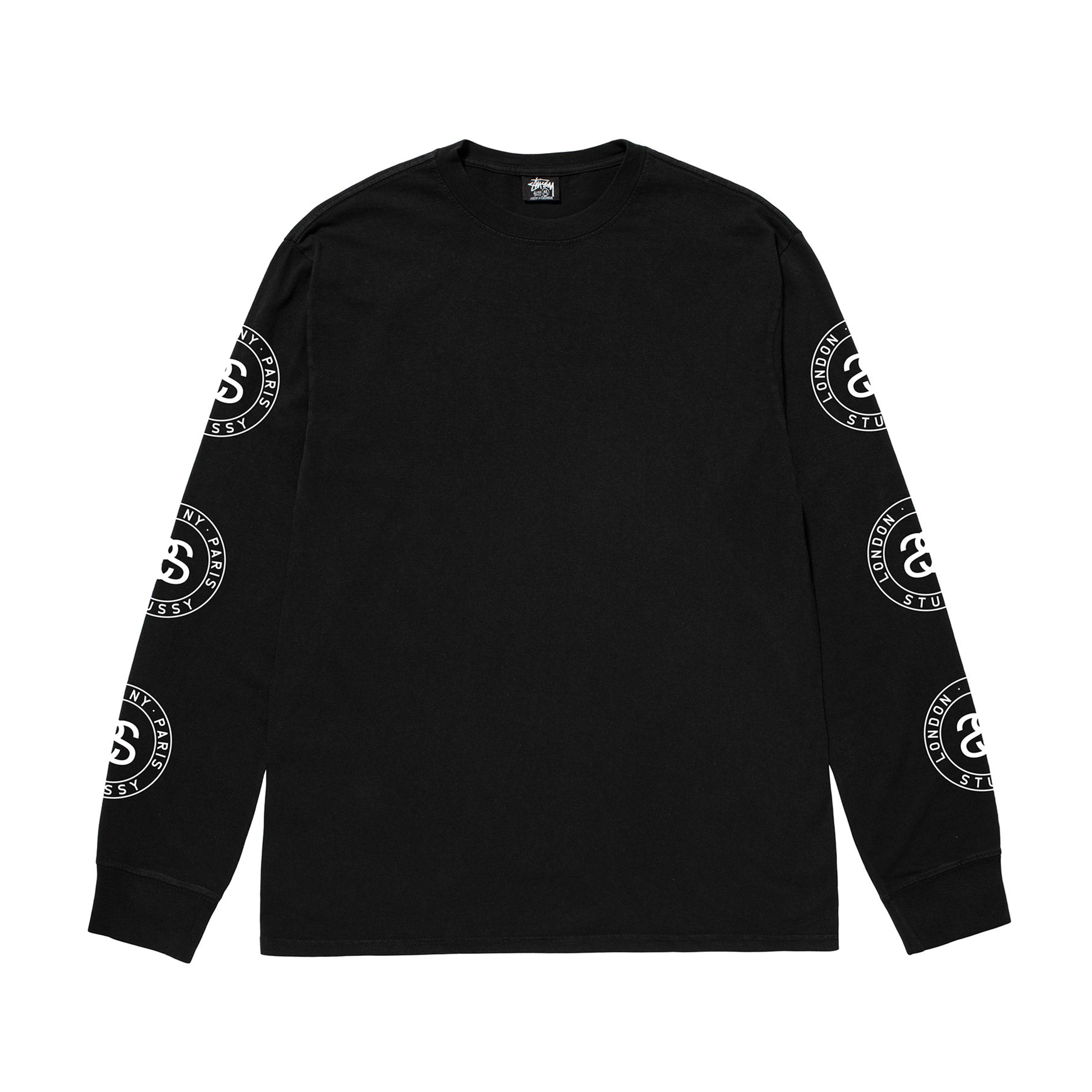 Stüssy - Seal Pig. Dyed L/S Tee - (Black)