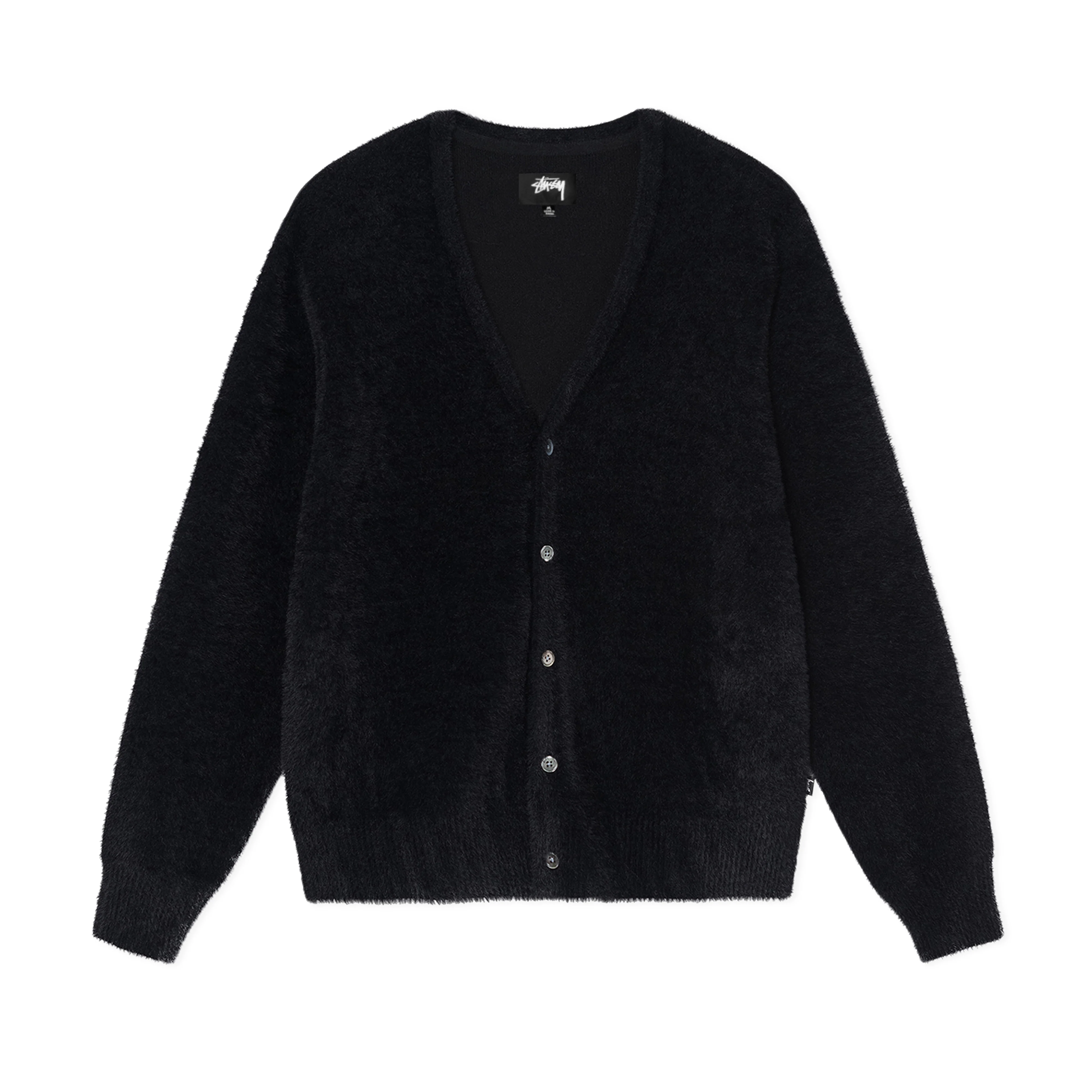 Stüssy - Men's Shaggy Cardigan - (Black)