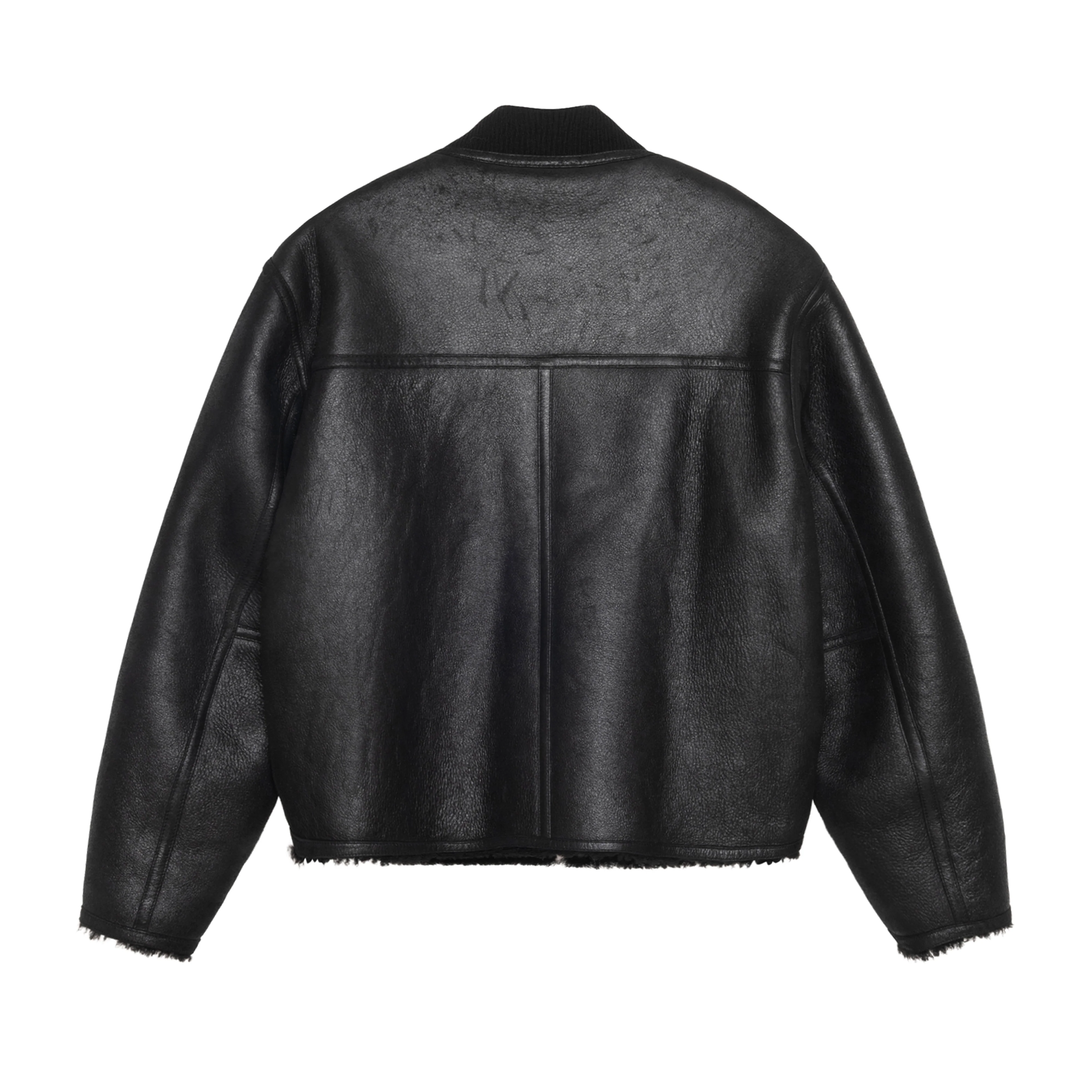 Stüssy - Shearling Bomber - (Black) - Image 2