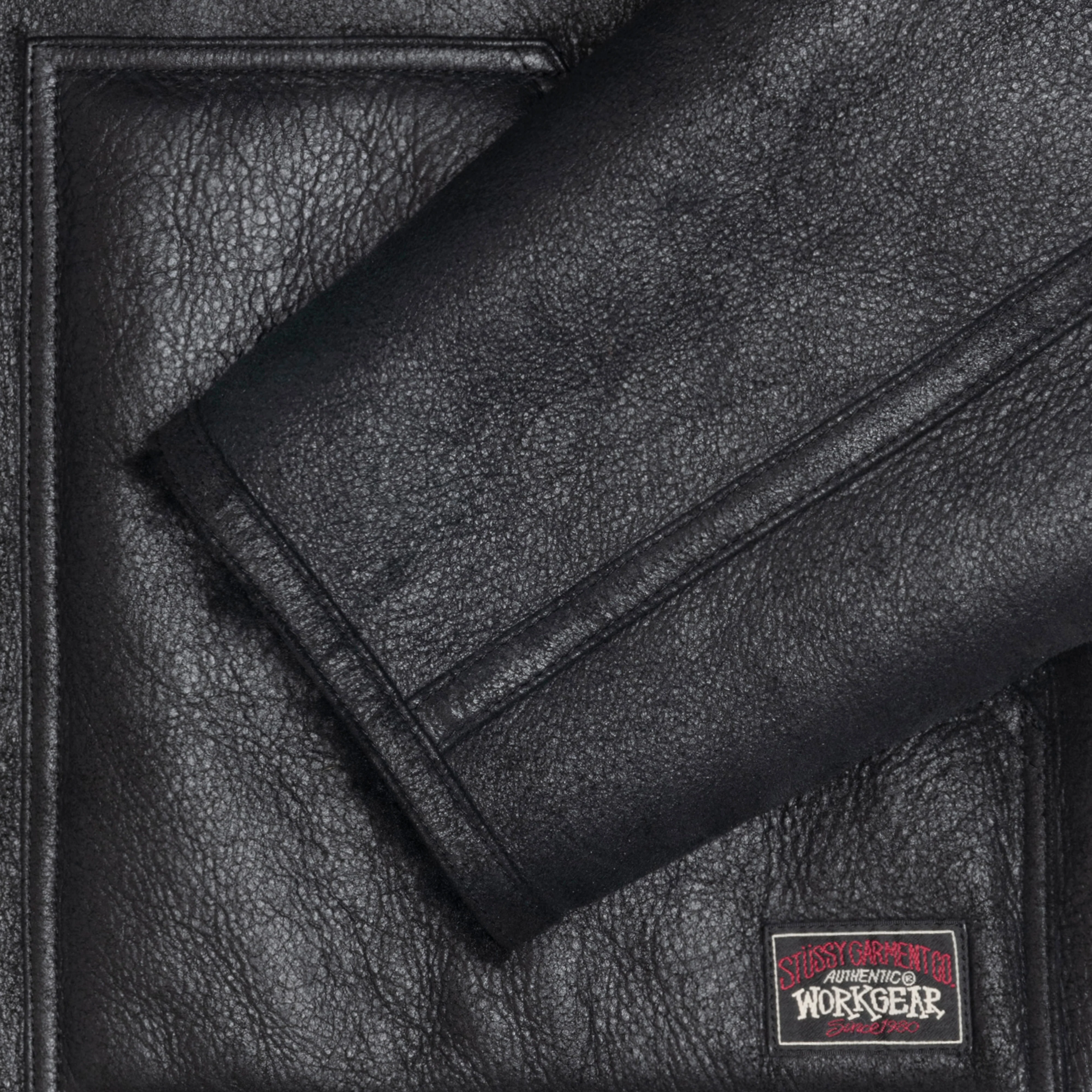 Stüssy - Shearling Bomber - (Black) - Image 4