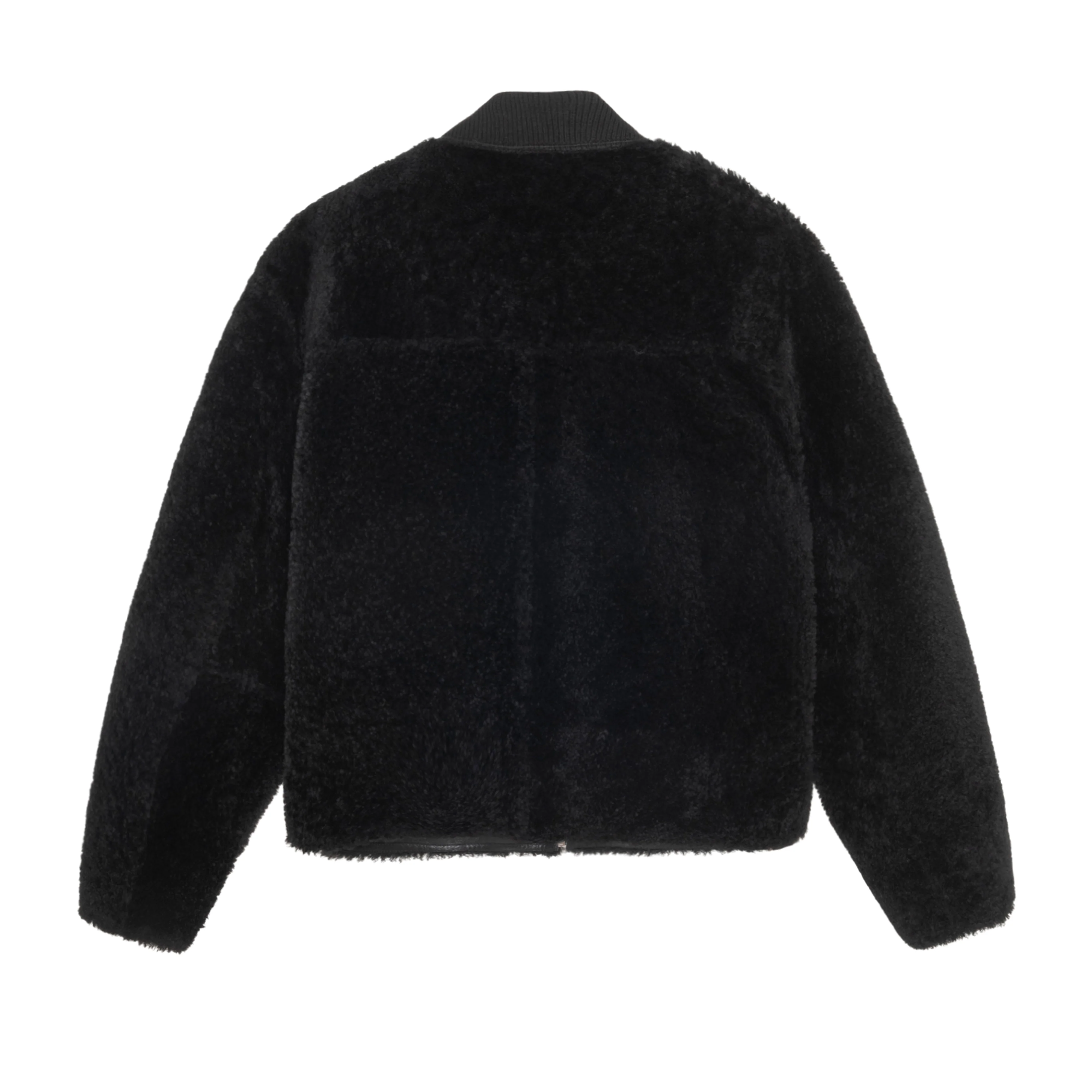 Stüssy - Shearling Bomber - (Black) - Image 6