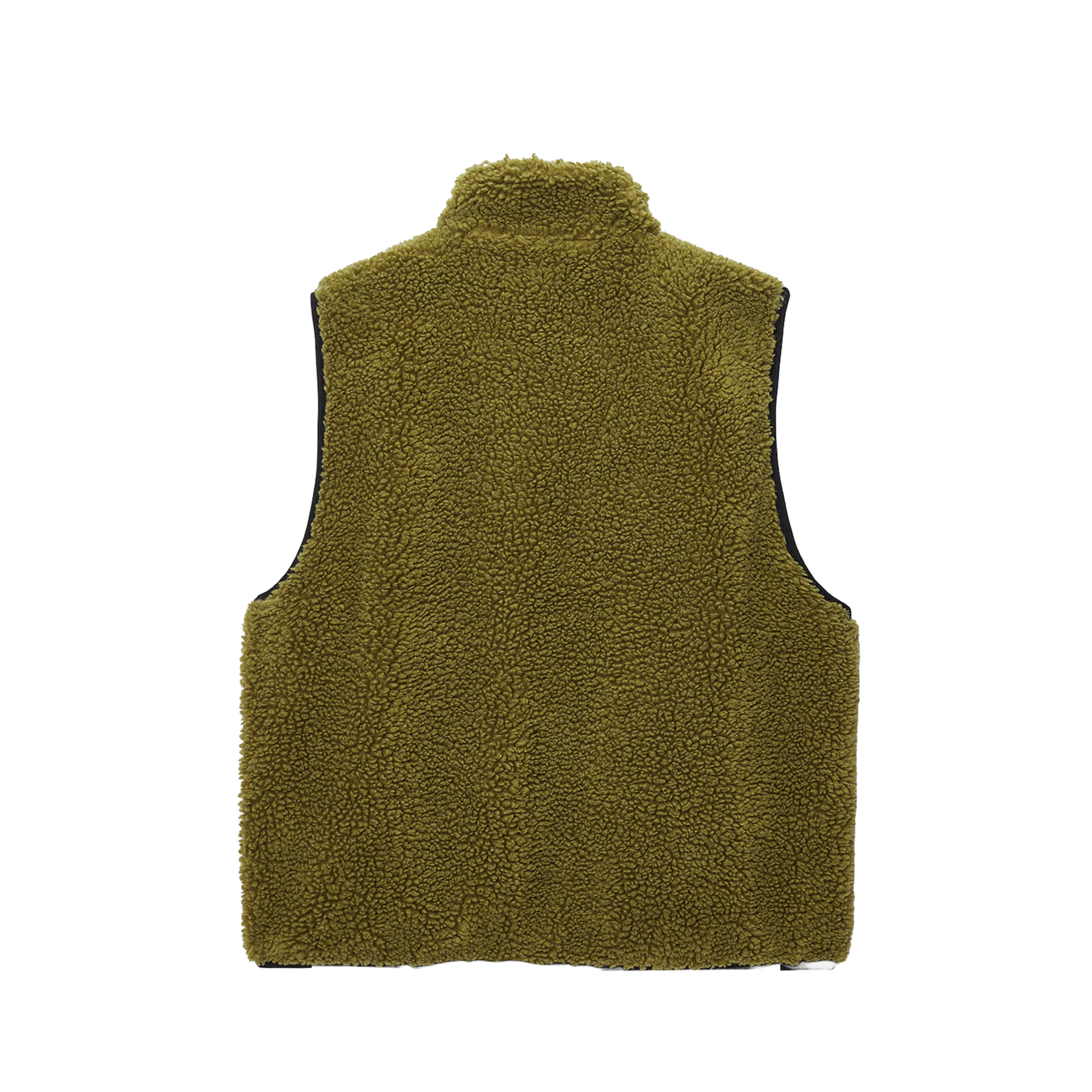 Stüssy - Sherpa Reversible Vest - (Olive) - Image 2