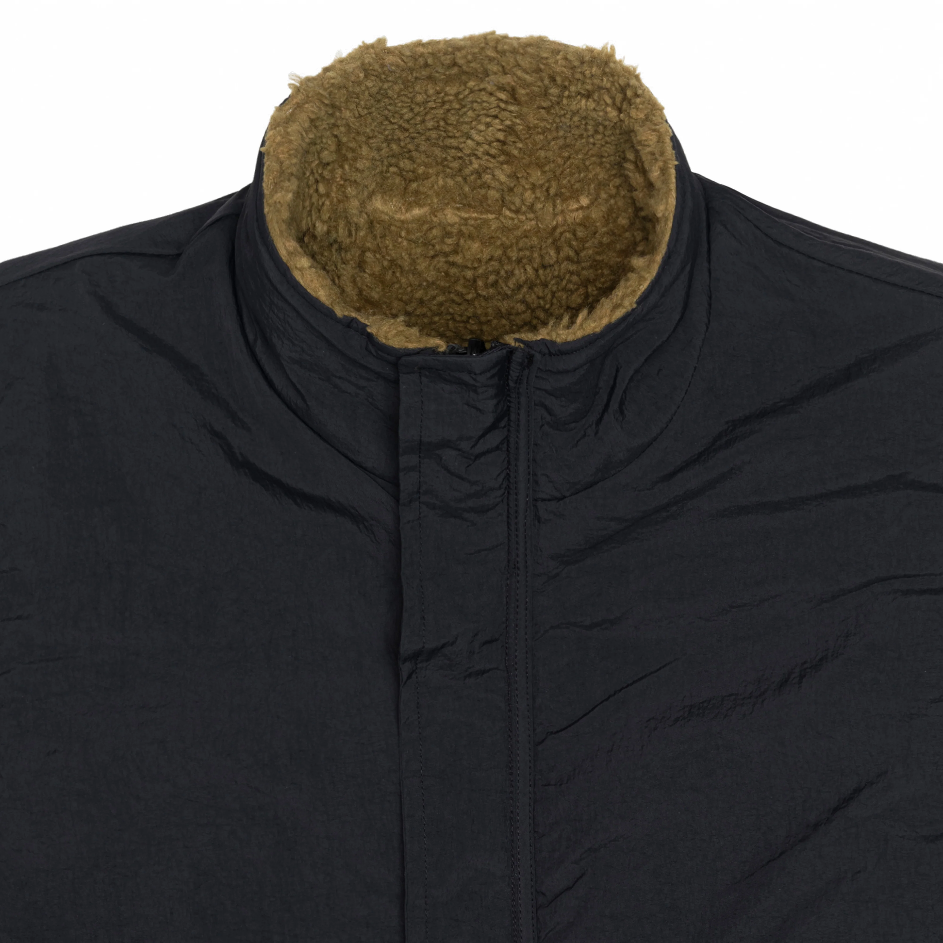Stüssy - Sherpa Reversible Vest - (Olive) - Image 4
