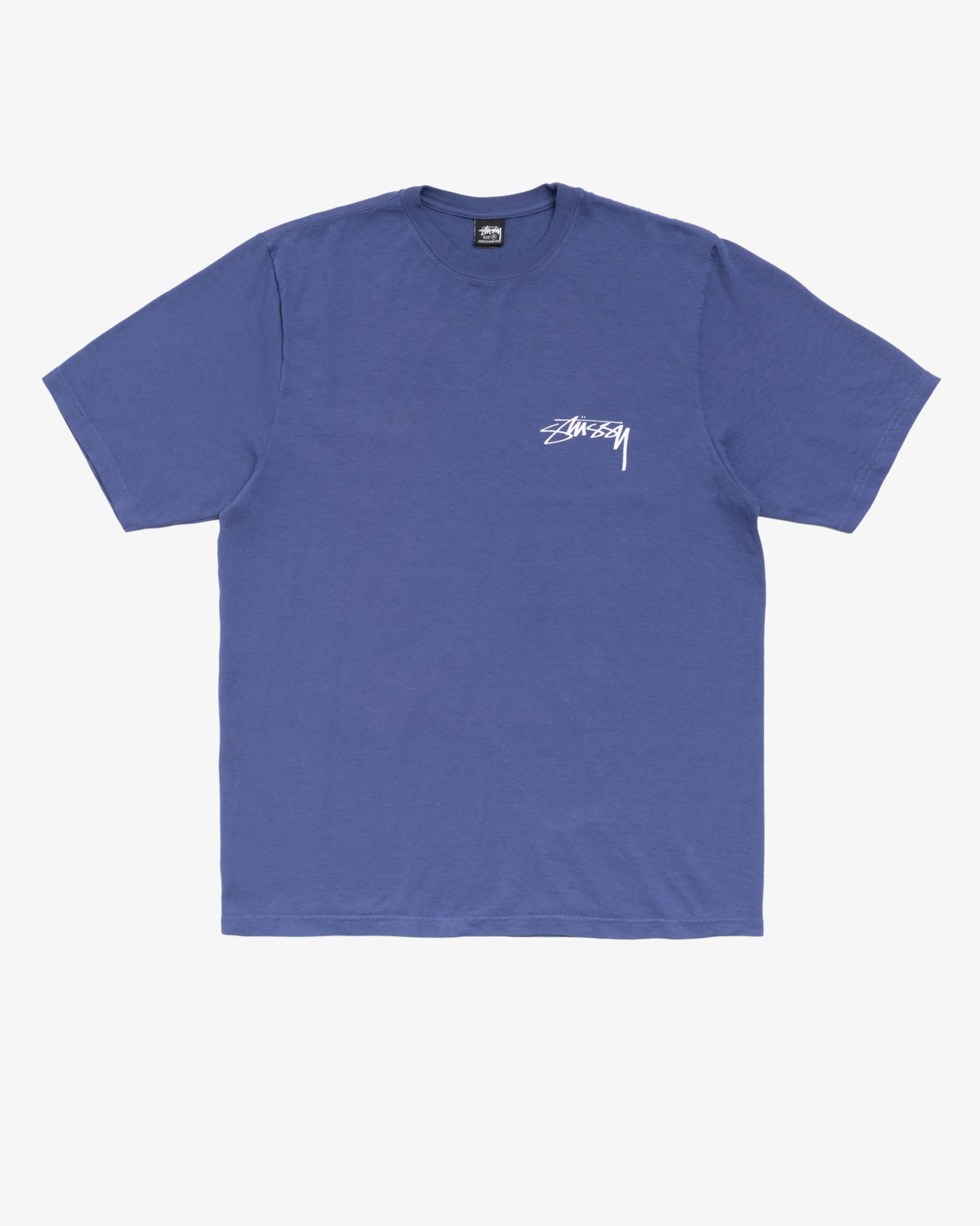 Stüssy - Men's Skate Stack Pig. Dyed Tee - (Indigo) - Image 2