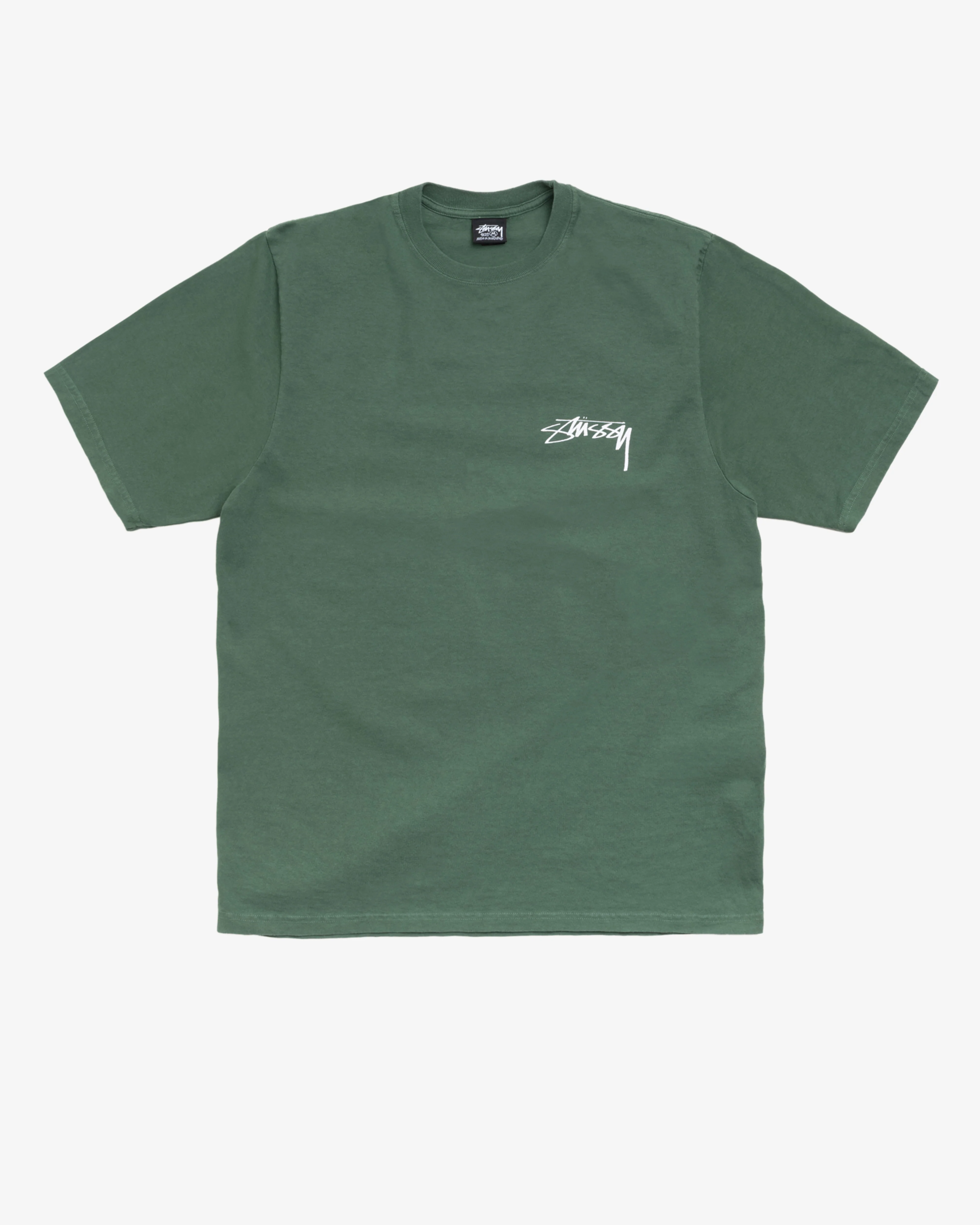 Stüssy - Men's Skate Stack Pig. Dyed Tee - (Pine) - Image 2