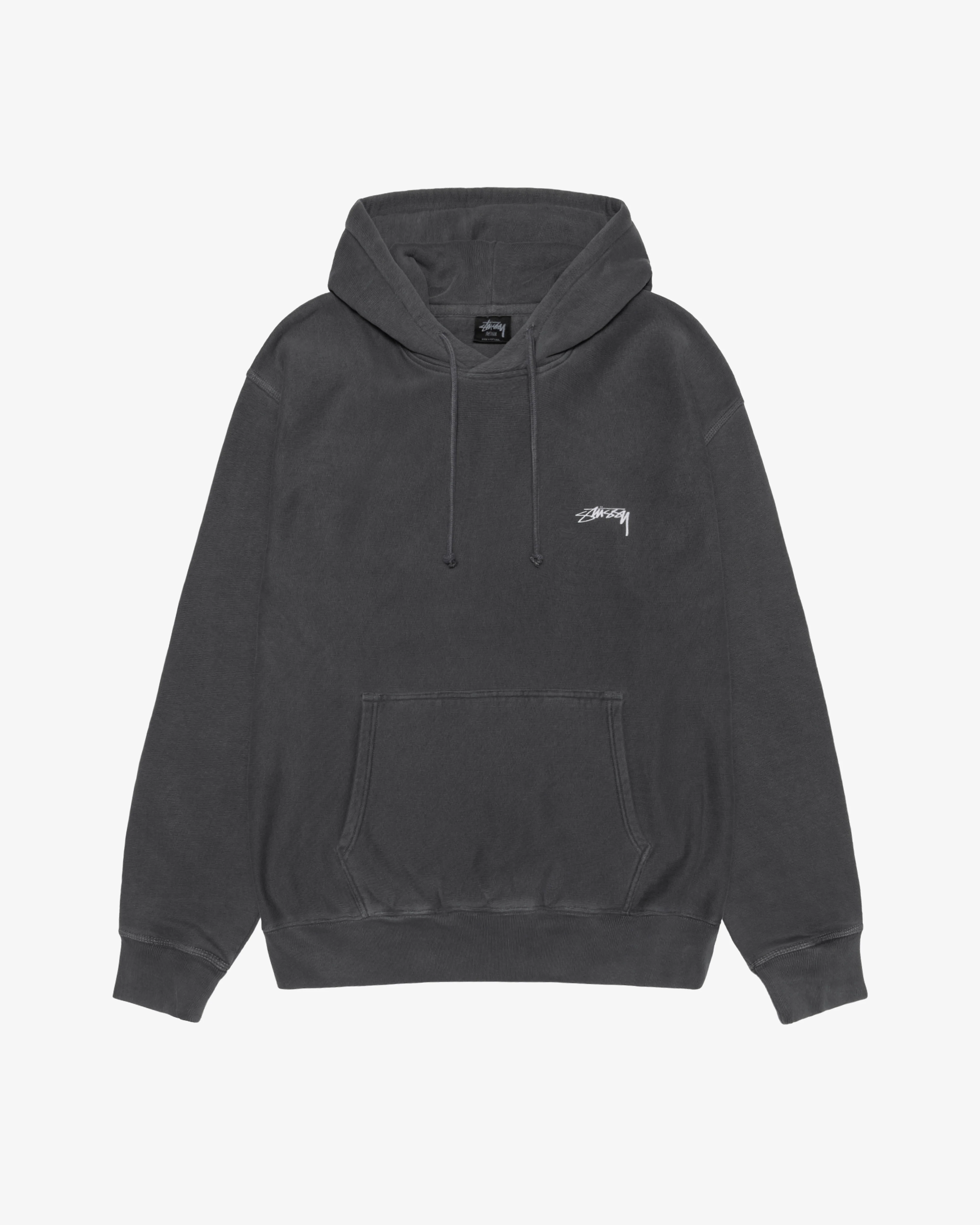 Stüssy - Men's Smooth Stock Pig. Dyed Hoodie - (Black)