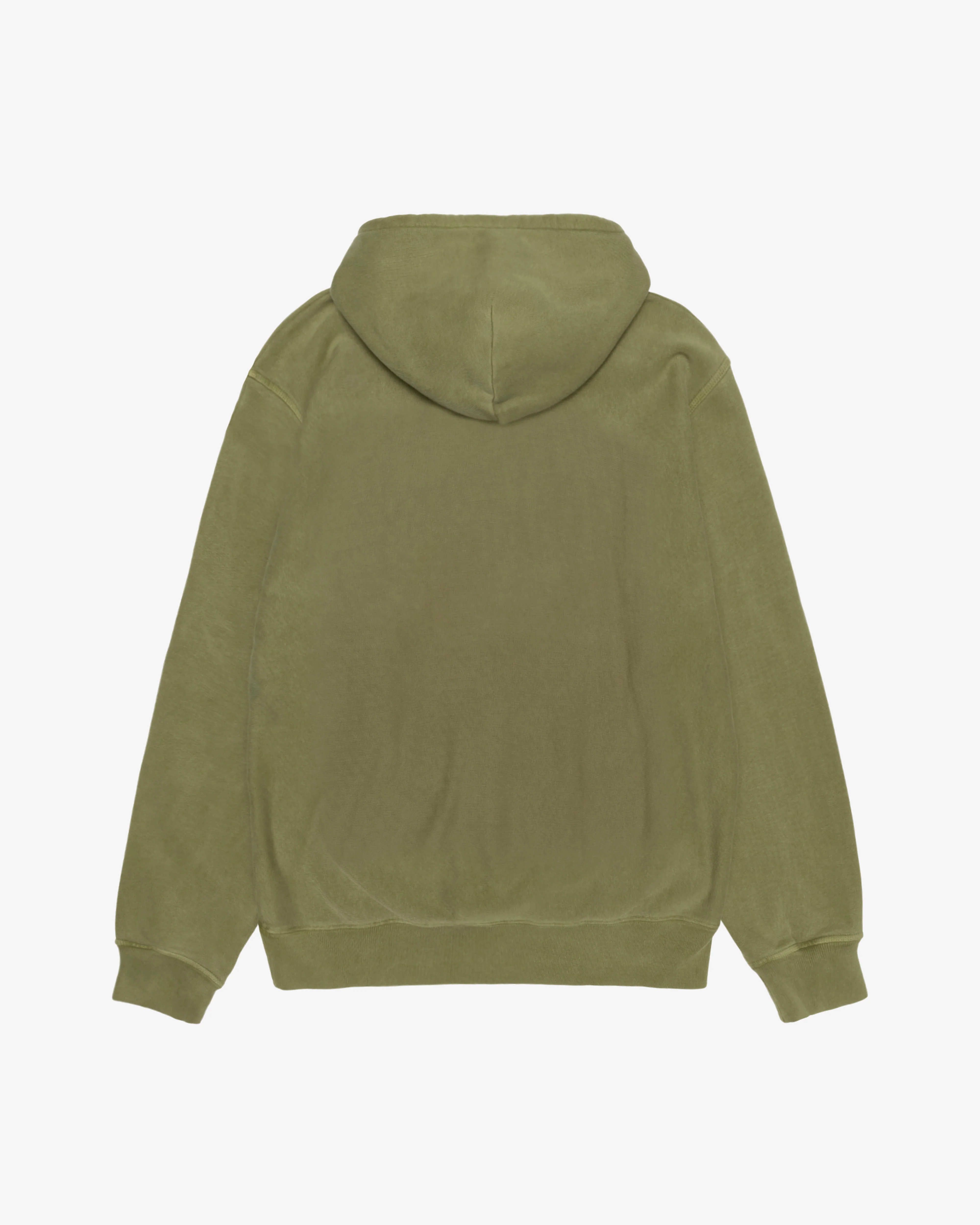 Stüssy - Men's Smooth Stock Pig. Dyed Hoodie - (Olive) - Image 2
