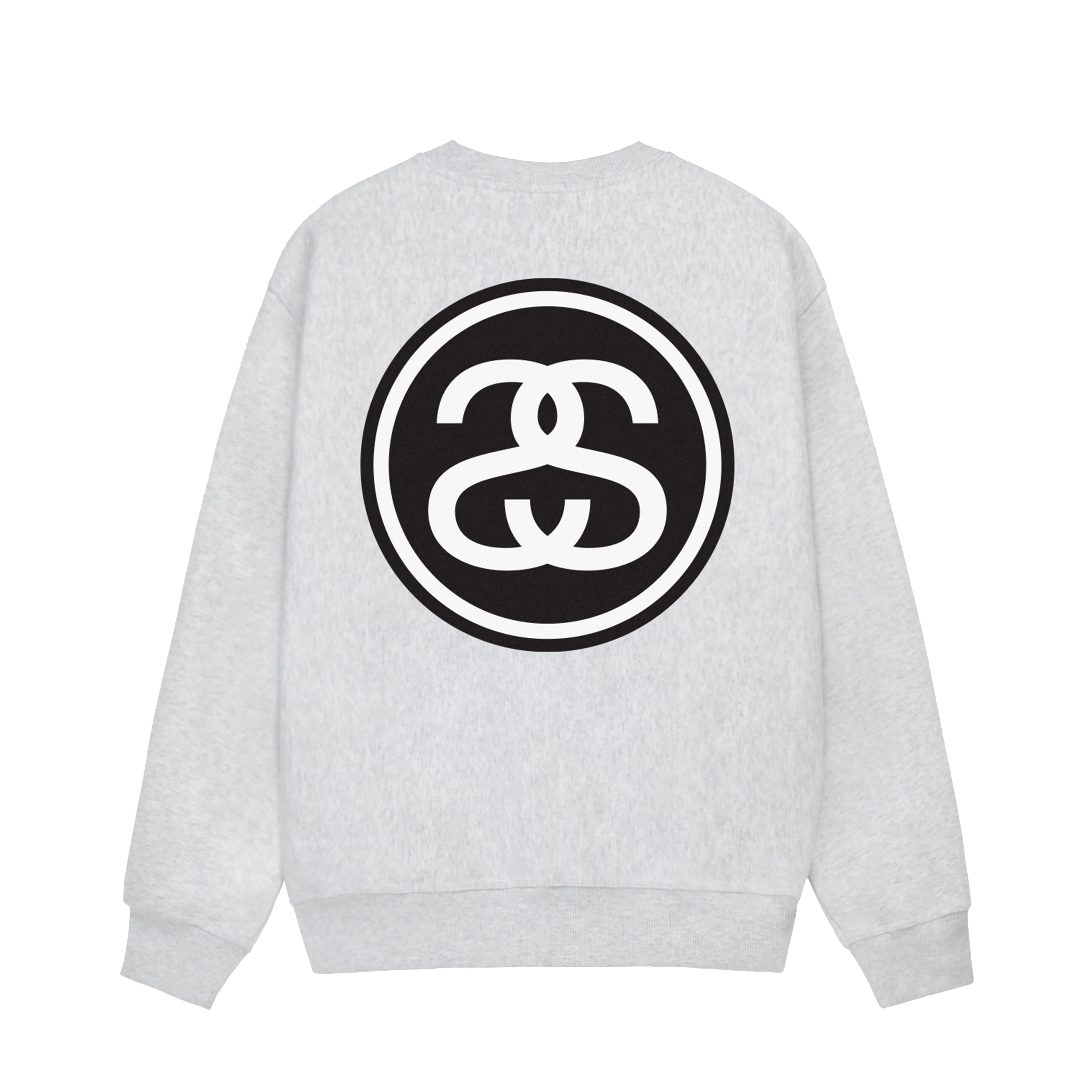 Stüssy - Men's Ss-Link Crew - (Ash Heather) - Image 2