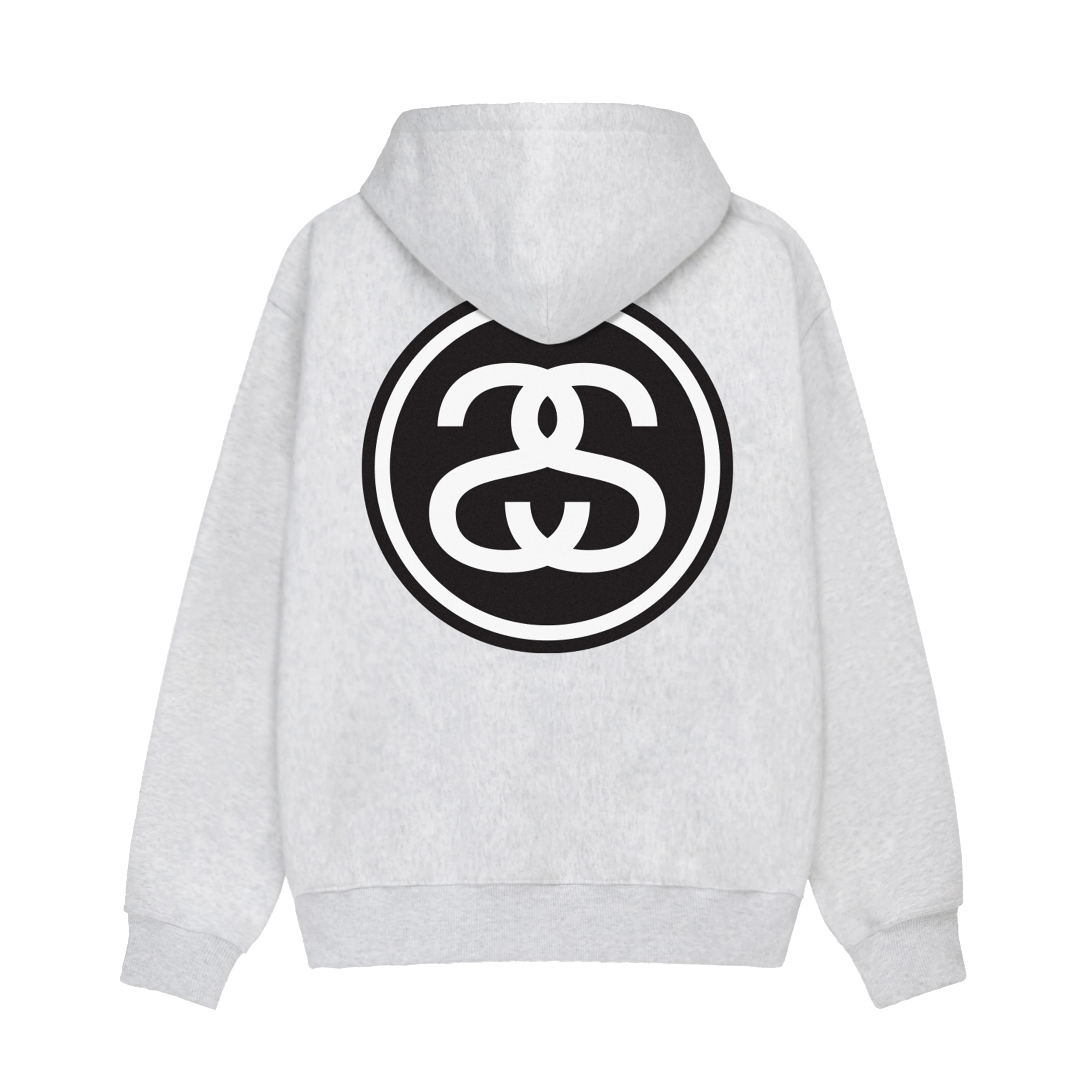 Stüssy - Men's Ss-Link Hood - (Ash Heather) - Image 2