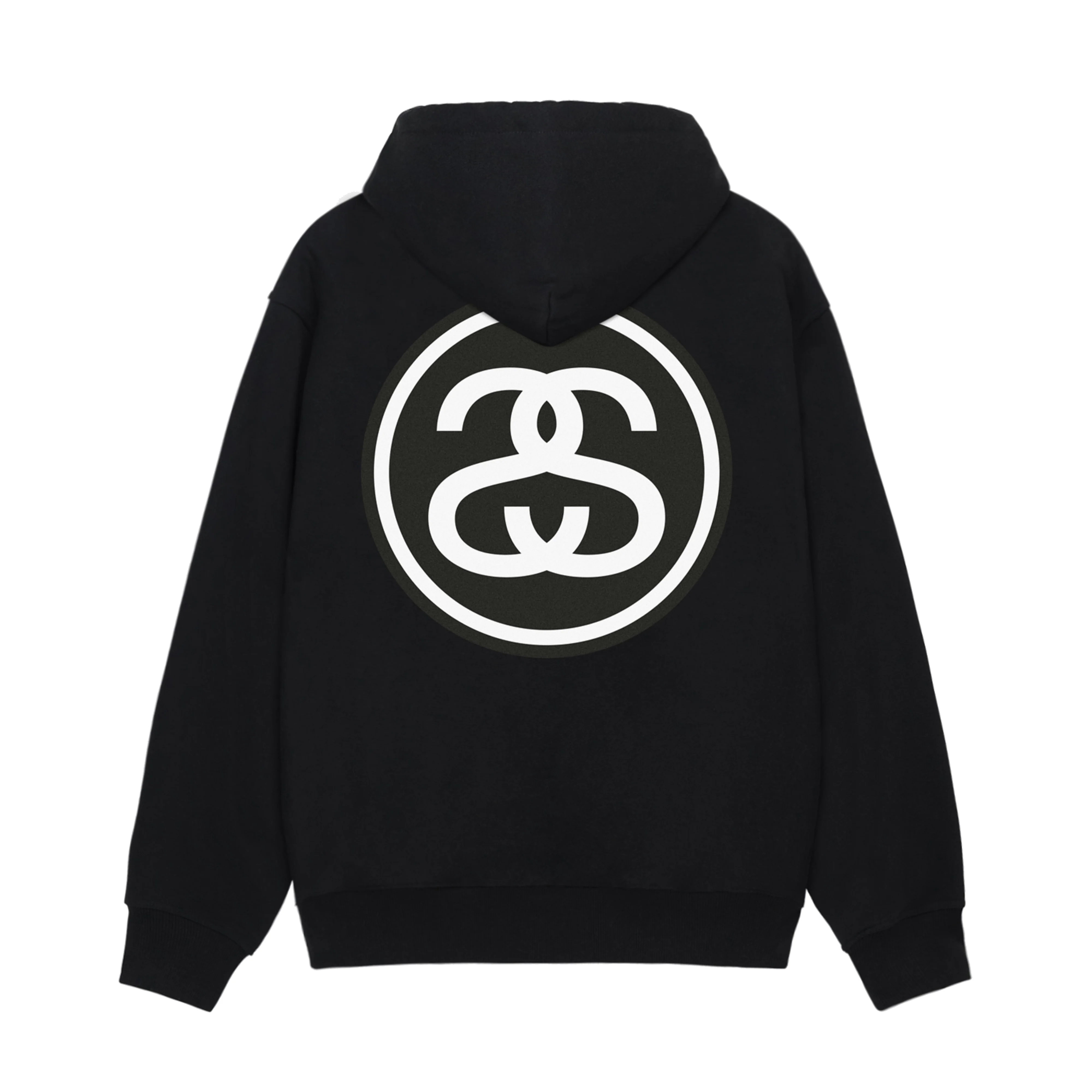 Stüssy - Men's Ss-Link Zip Hood - (Black) - Image 2