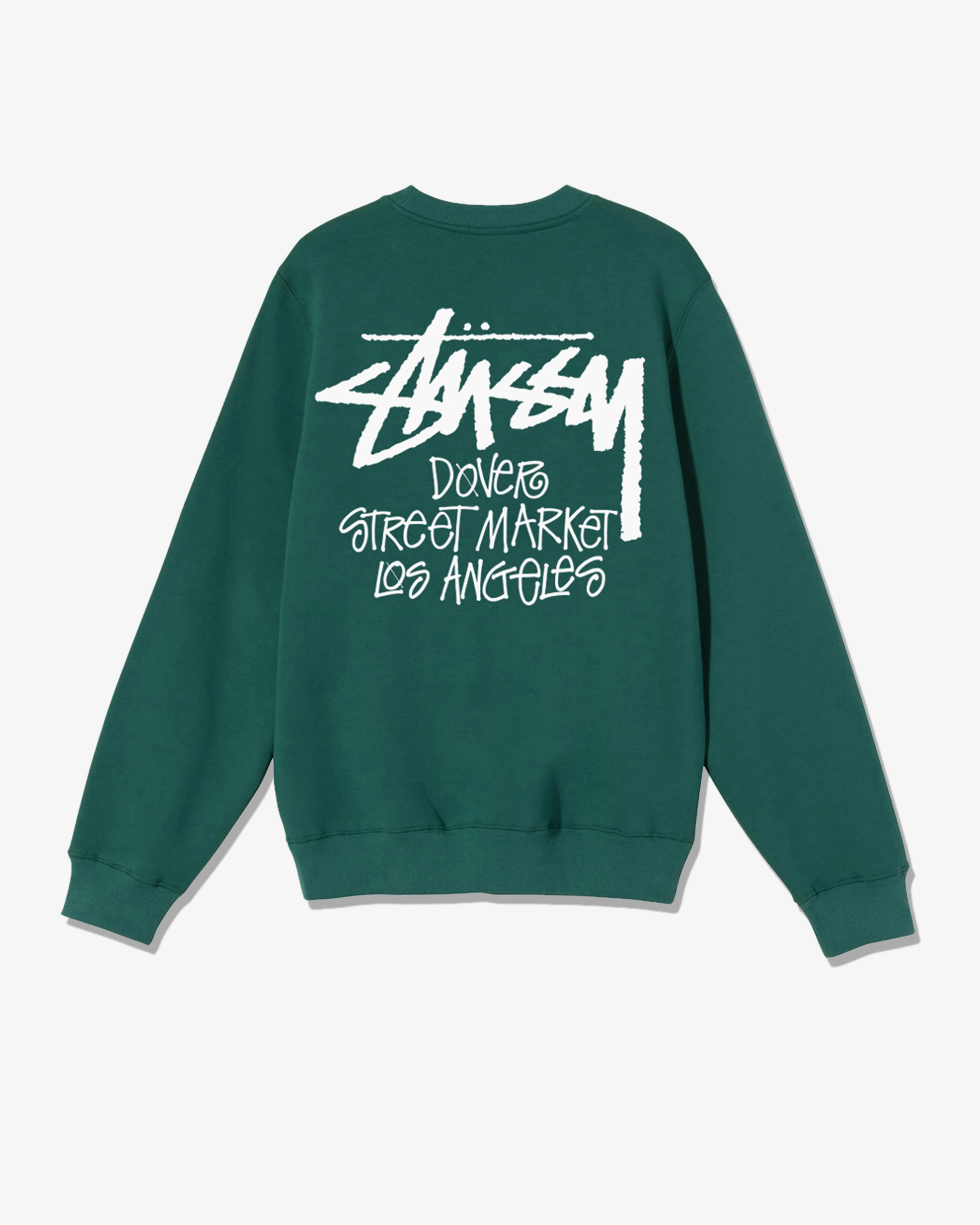 Stüssy - Men's DSM Los Angeles Crew - (Dark Green)