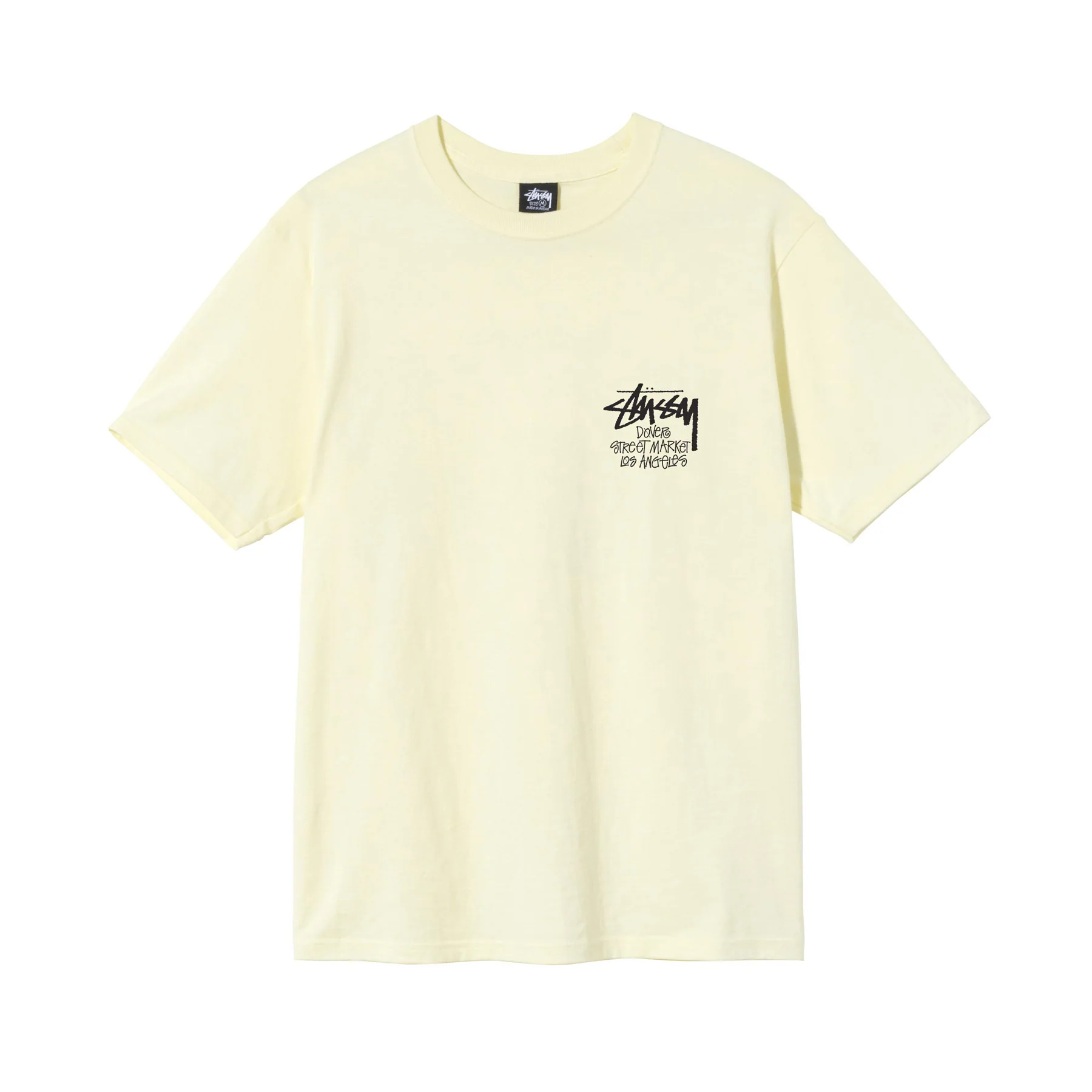 Stüssy - DSM Men's Los Angeles T-Shirt - (Pale Yellow) - Image 2