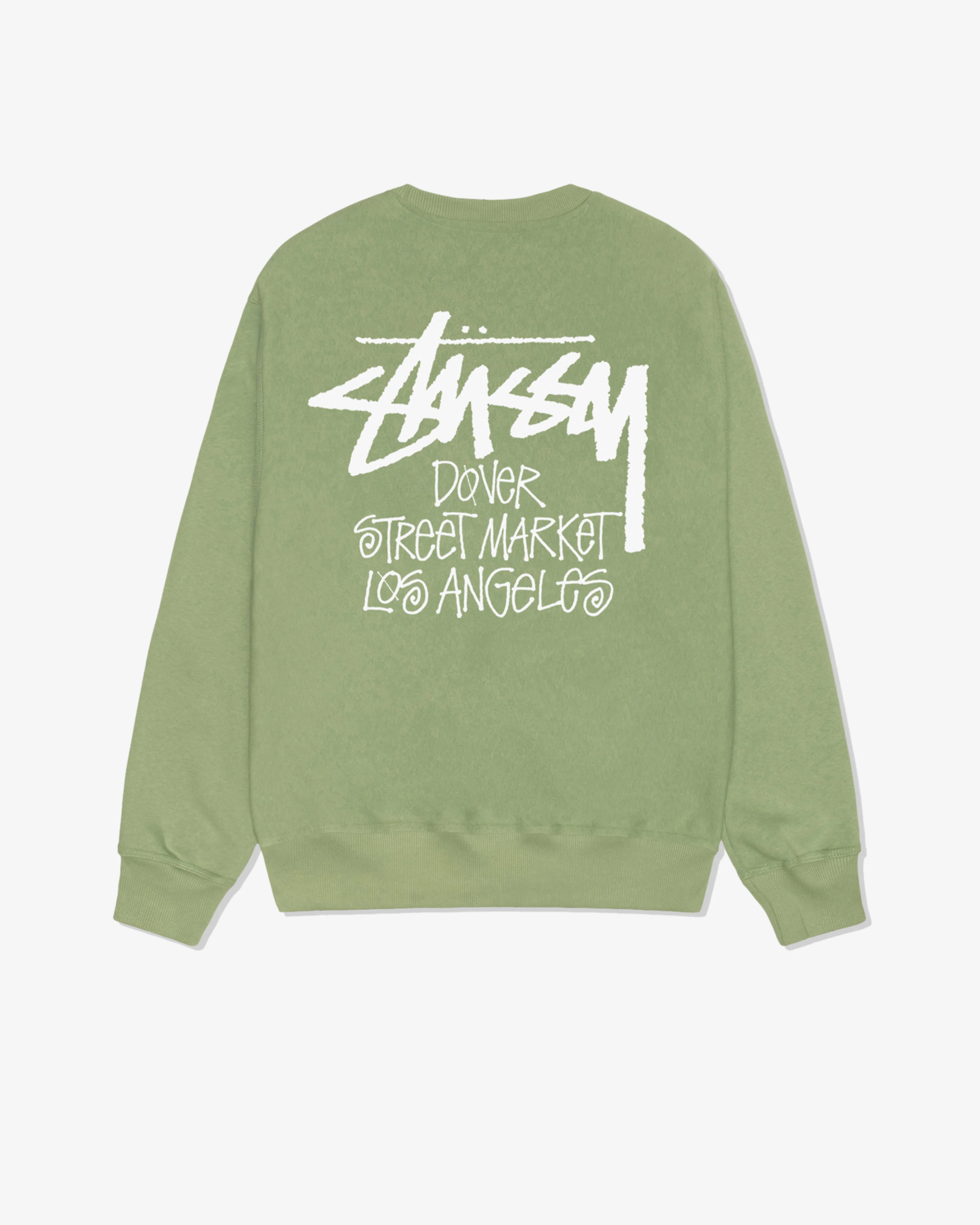 Stüssy - Men's DSM Los Angeles Crew - (Moss)