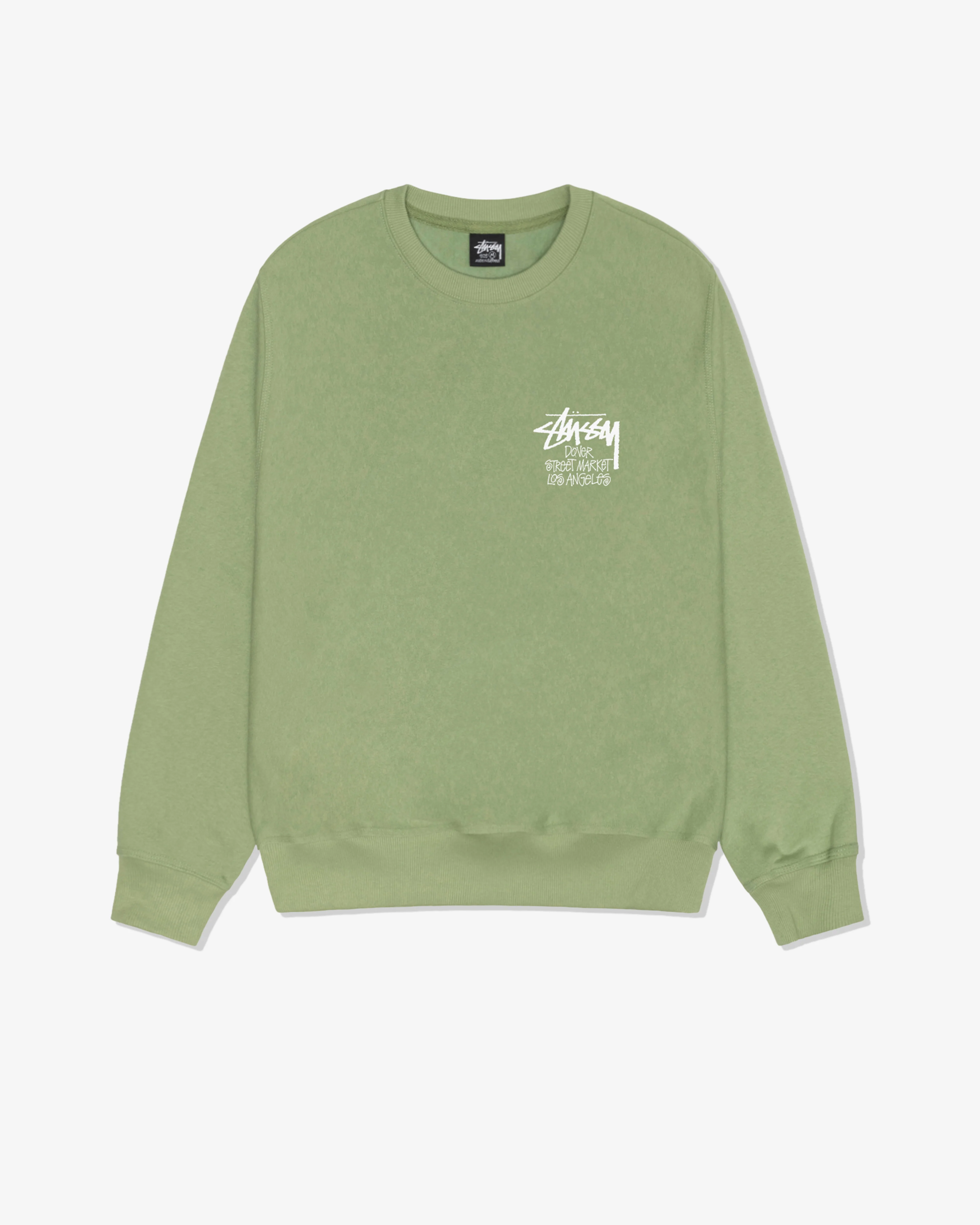 Stüssy - Men's DSM Los Angeles Crew - (Moss) - Image 2