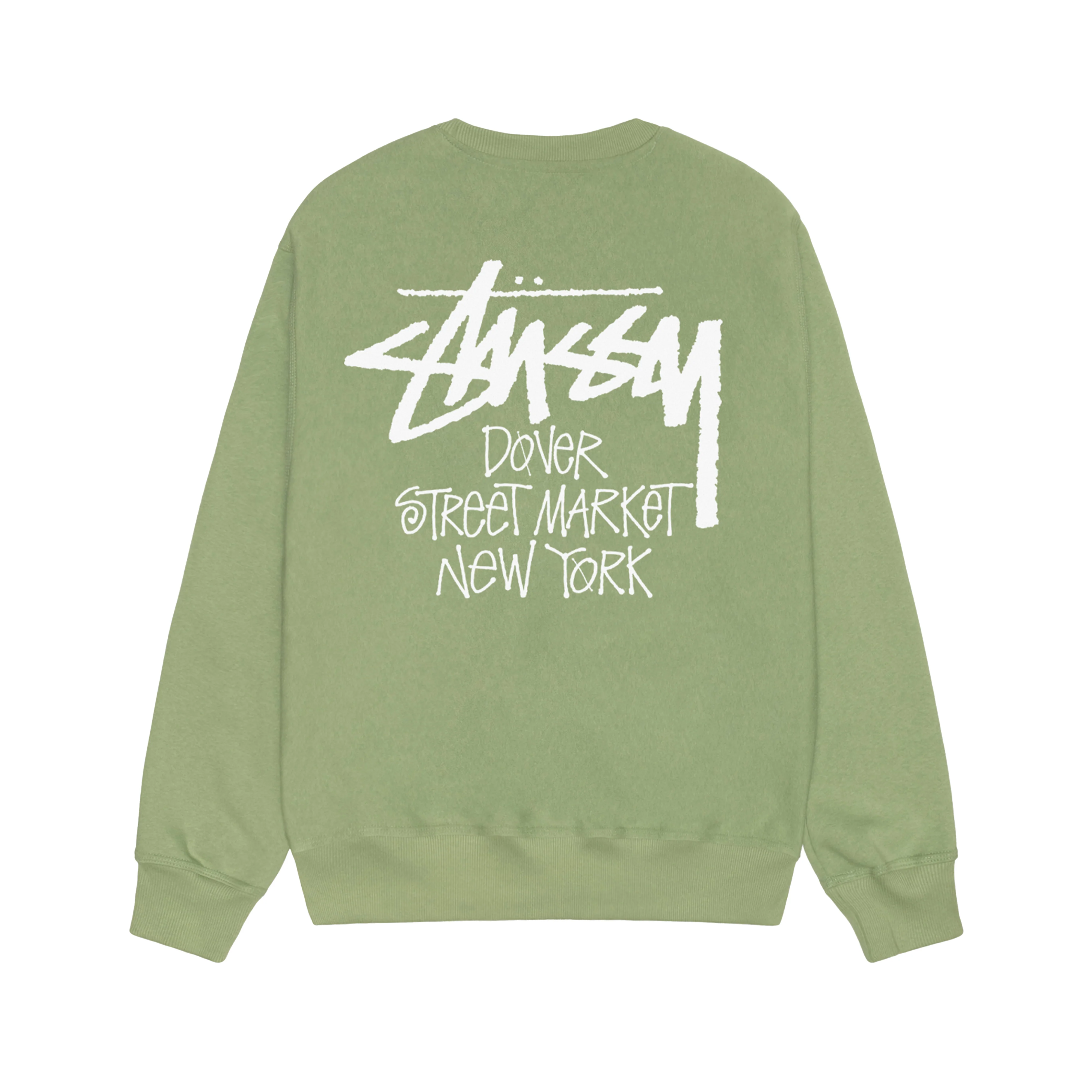 Stüssy - DSM New York Crew - (Moss) - Image 2
