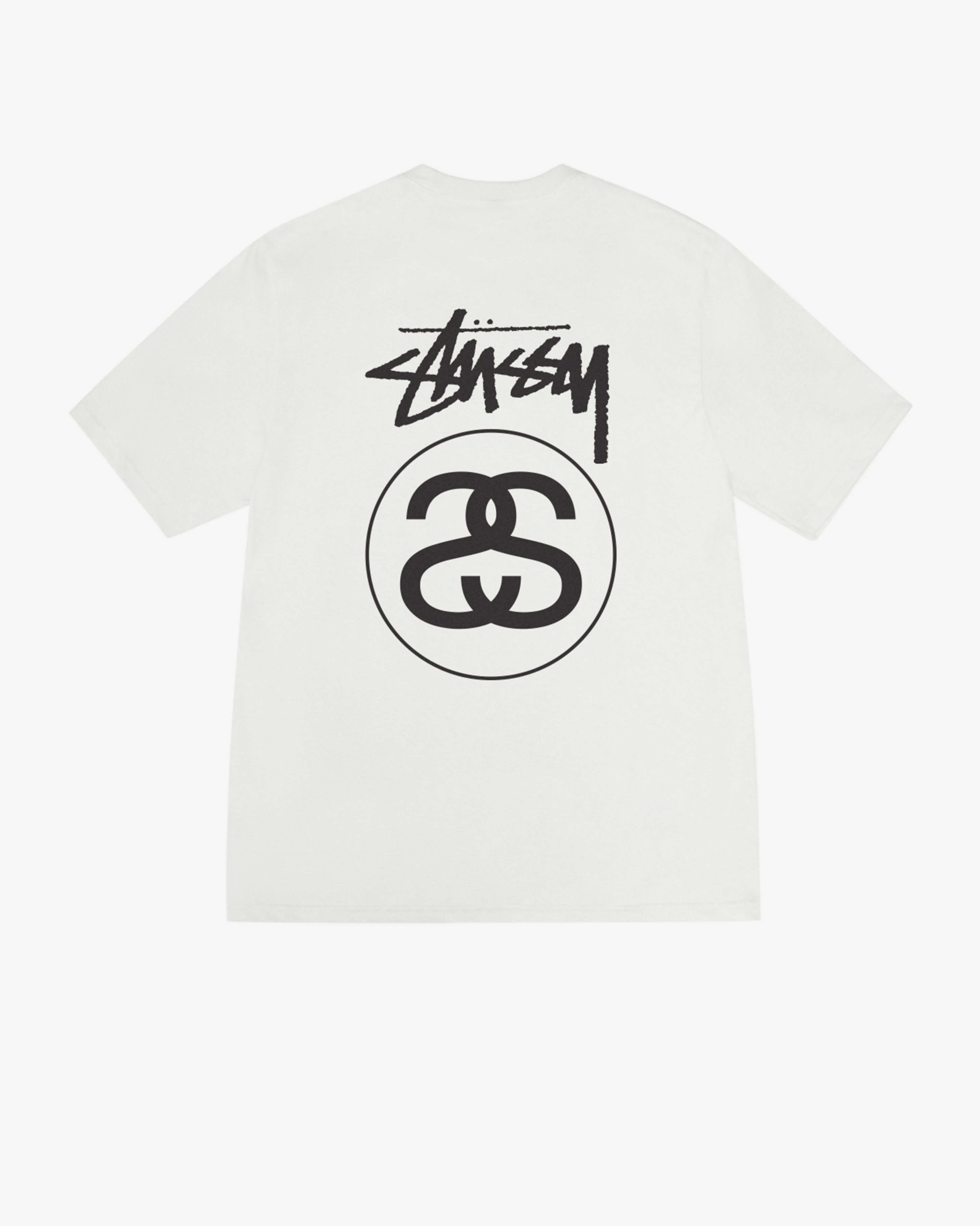 Stüssy - Men's Stock Link Pig. Dyed T-Shirt - (Natural) - Image 2