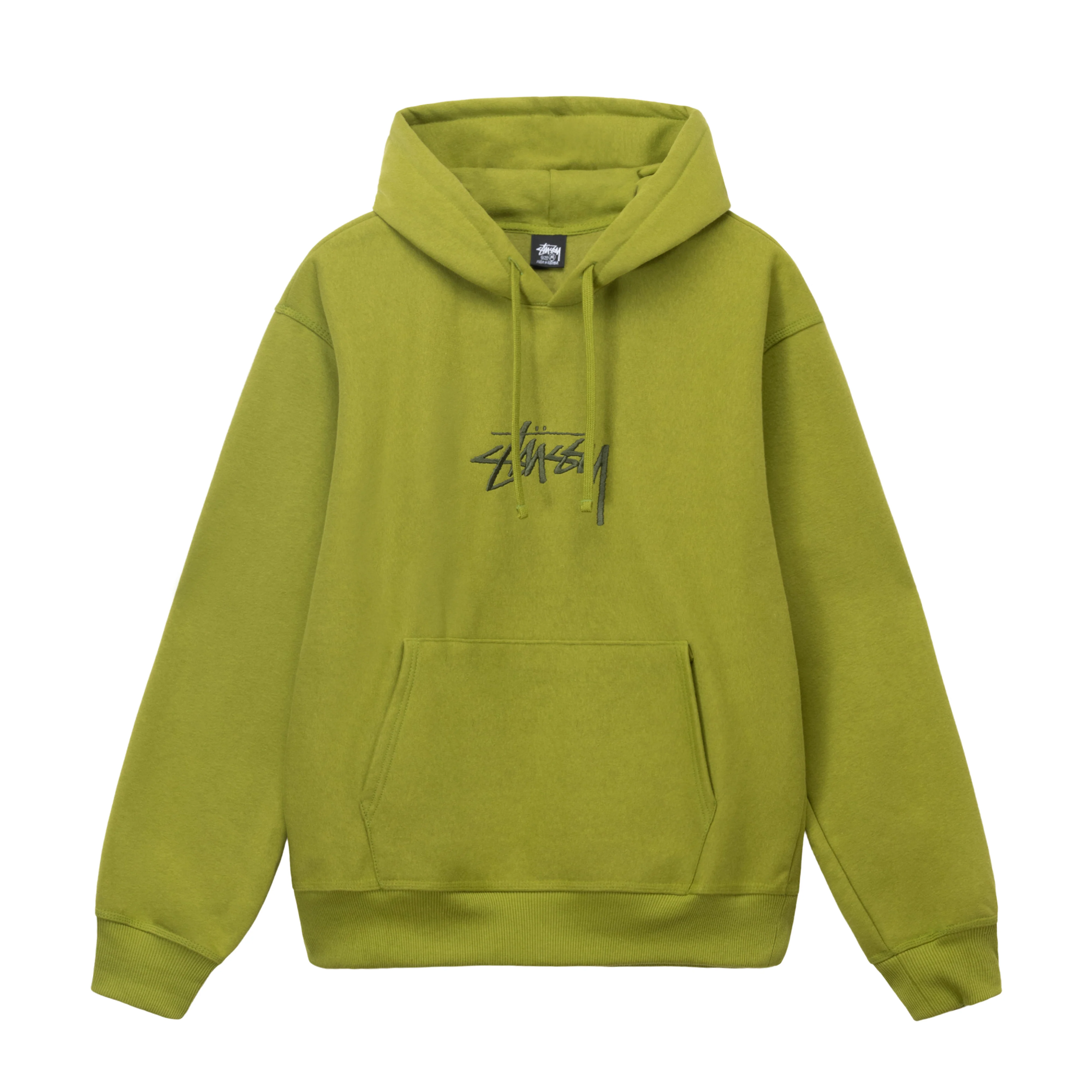 Stüssy - Stock Logo App. Hood - (Moss)