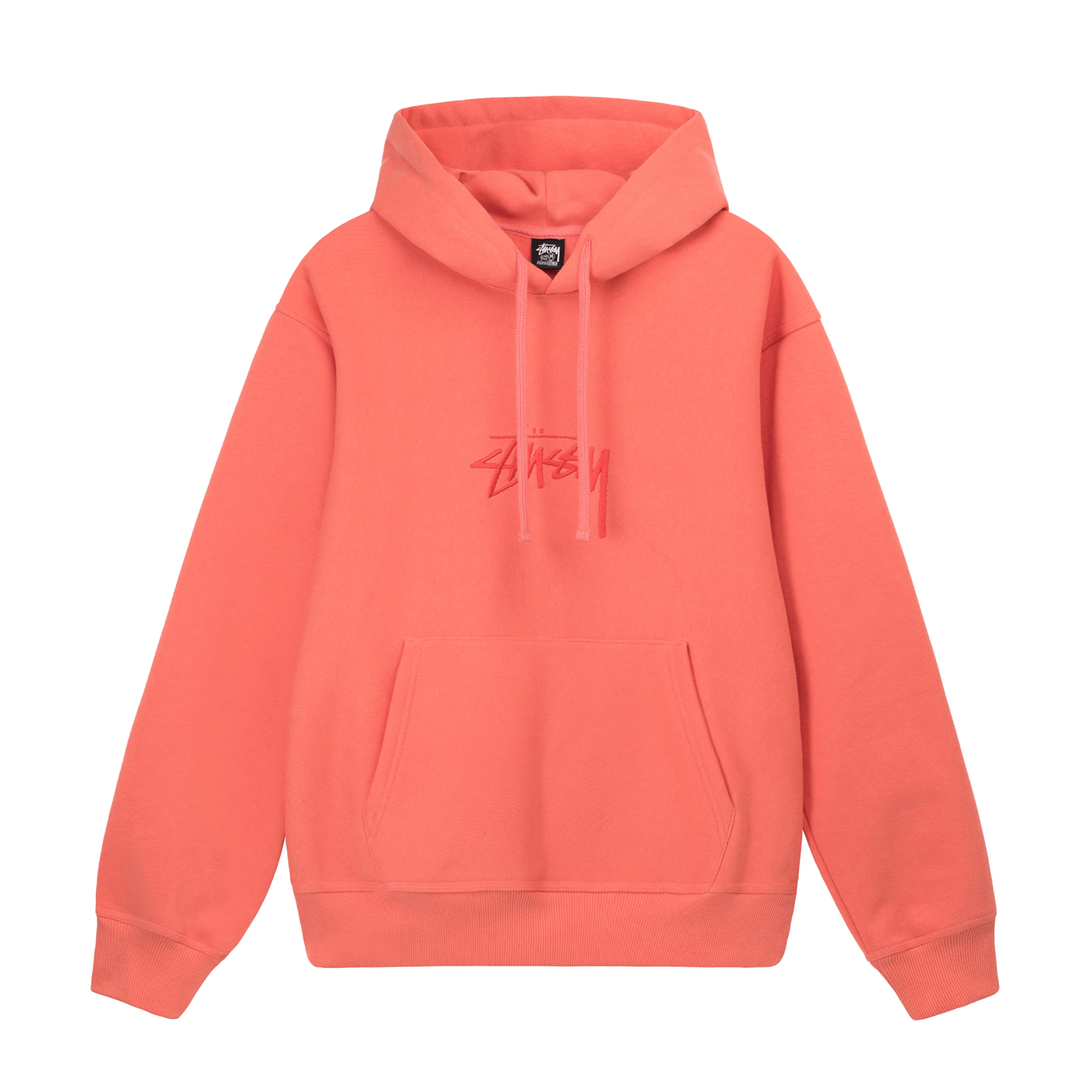 Stüssy - Stock Logo App. Hood - (Rose)