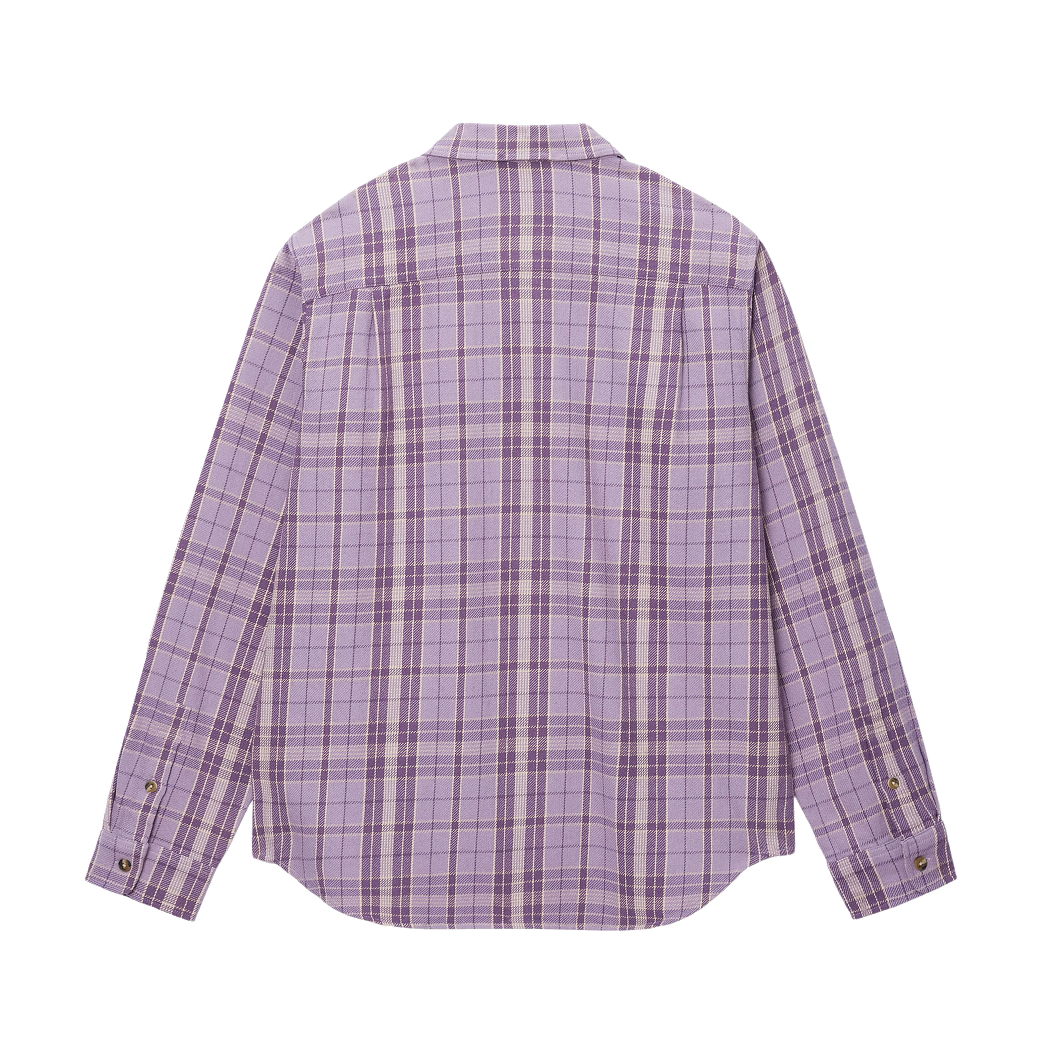 Stüssy - Men's Stones Plaid Shirt - (Lavender) - Image 2
