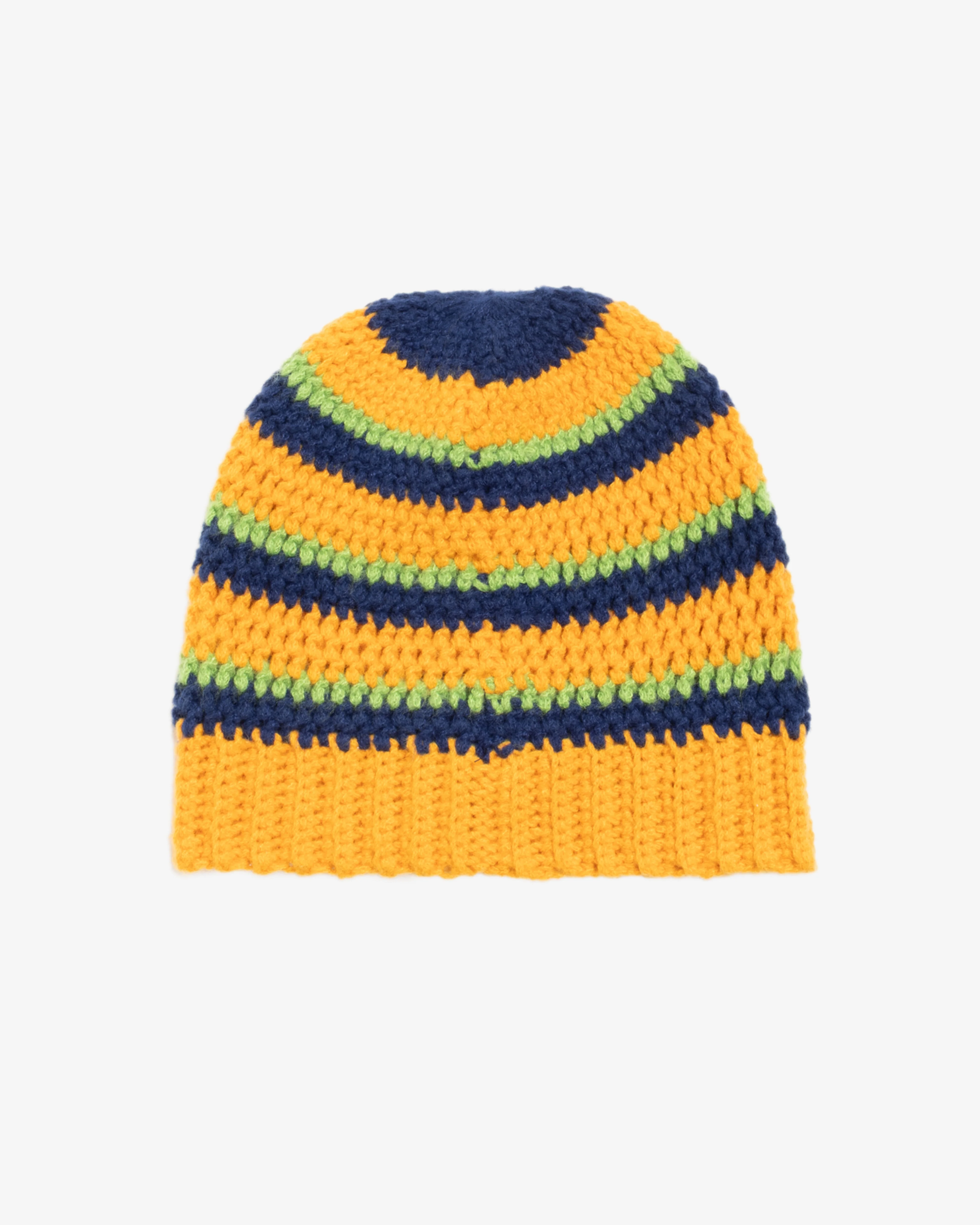 Stüssy - Men's Stripe Knit Skullcap - (Gold) - Image 2