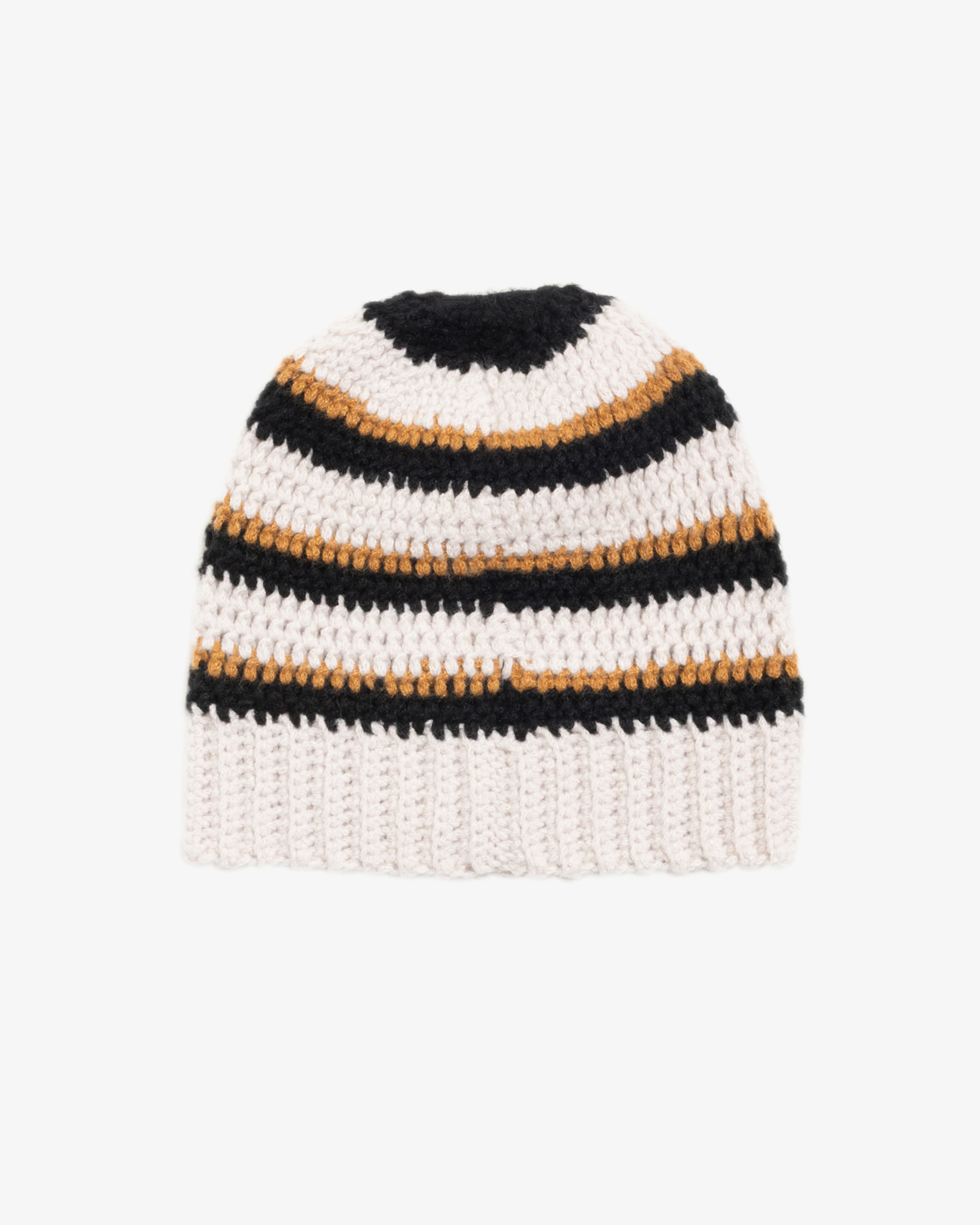 Stüssy - Men's Stripe Knit Skullcap - (Stone) - Image 2